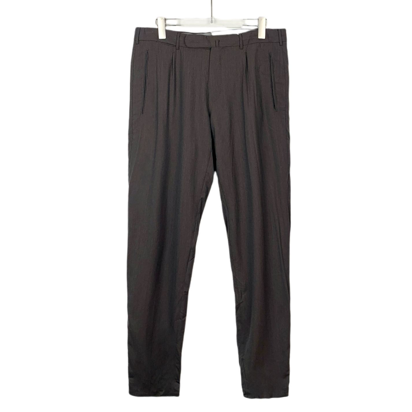 Ermenegildo Zegna Ermenegildo Zegna Slim Fit Grey Wool Trousers All Season Hig Size US 28 / EU 44 - 1 Thumbnail