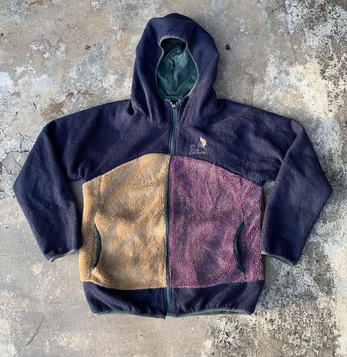go slow caravan Go slow caravan fleece hooded jacket Size US L / EU 52-54 / 3 - 1 Thumbnail