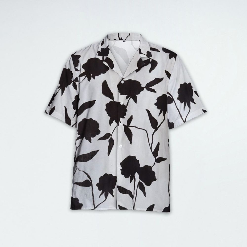 Designer Melo Floral-Print Shirt – Sophistication in Bloom Size US L / EU 52-54 / 3 - 3 Thumbnail