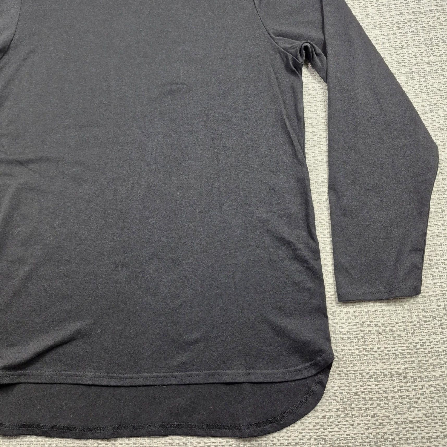 Vintage Killion Shirt Mens Medium Black Long Sleeve Curved Hem Crew Neck Tee Size US M / EU 48-50 / 2 - 2 Thumbnail