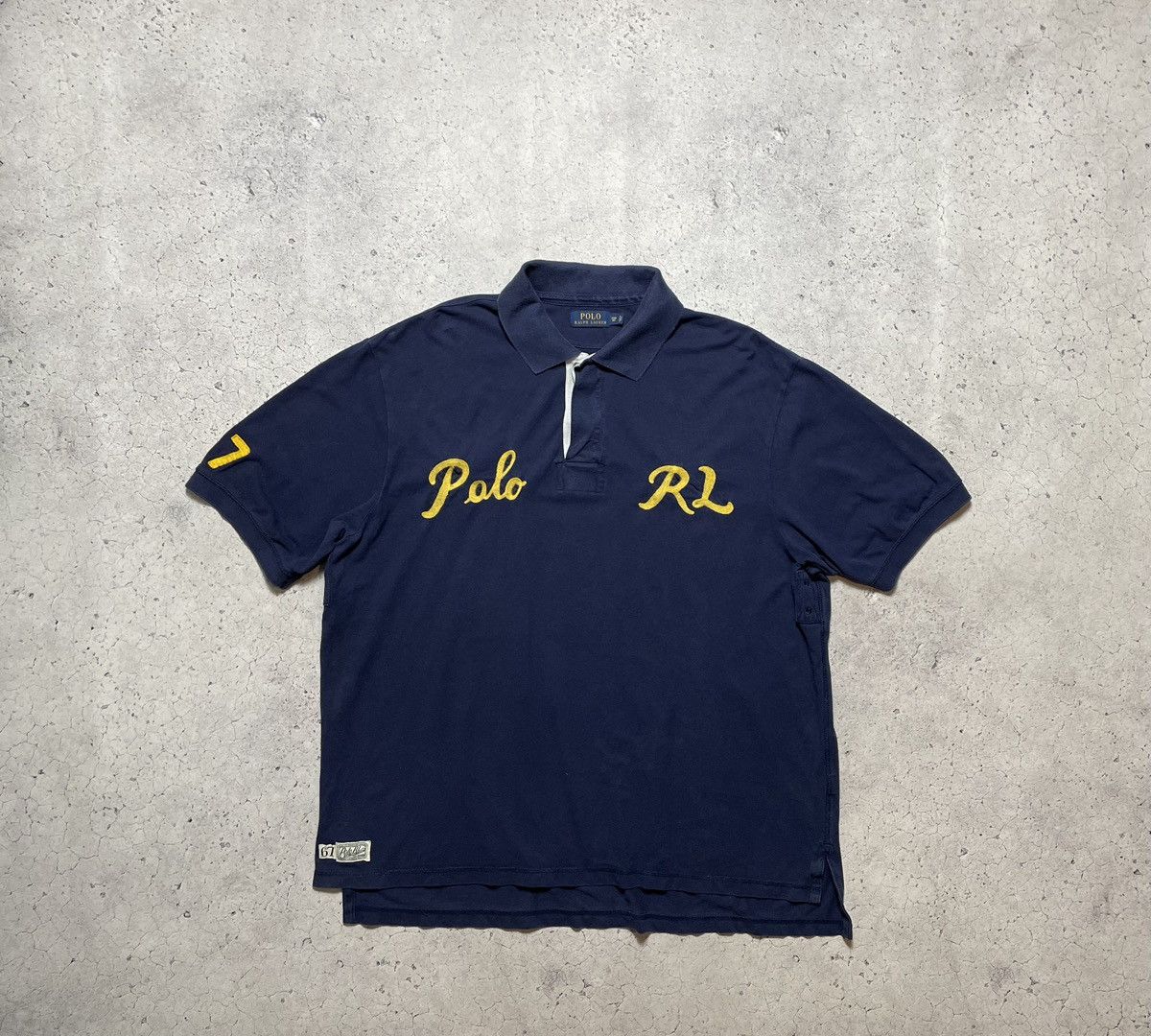 Polo Ralph Lauren Vintage Polo T-Shirt Polo Ralph Lauren RL PRL Big Logo #67 Size US XXL / EU 58 / 5 - 1 Thumbnail