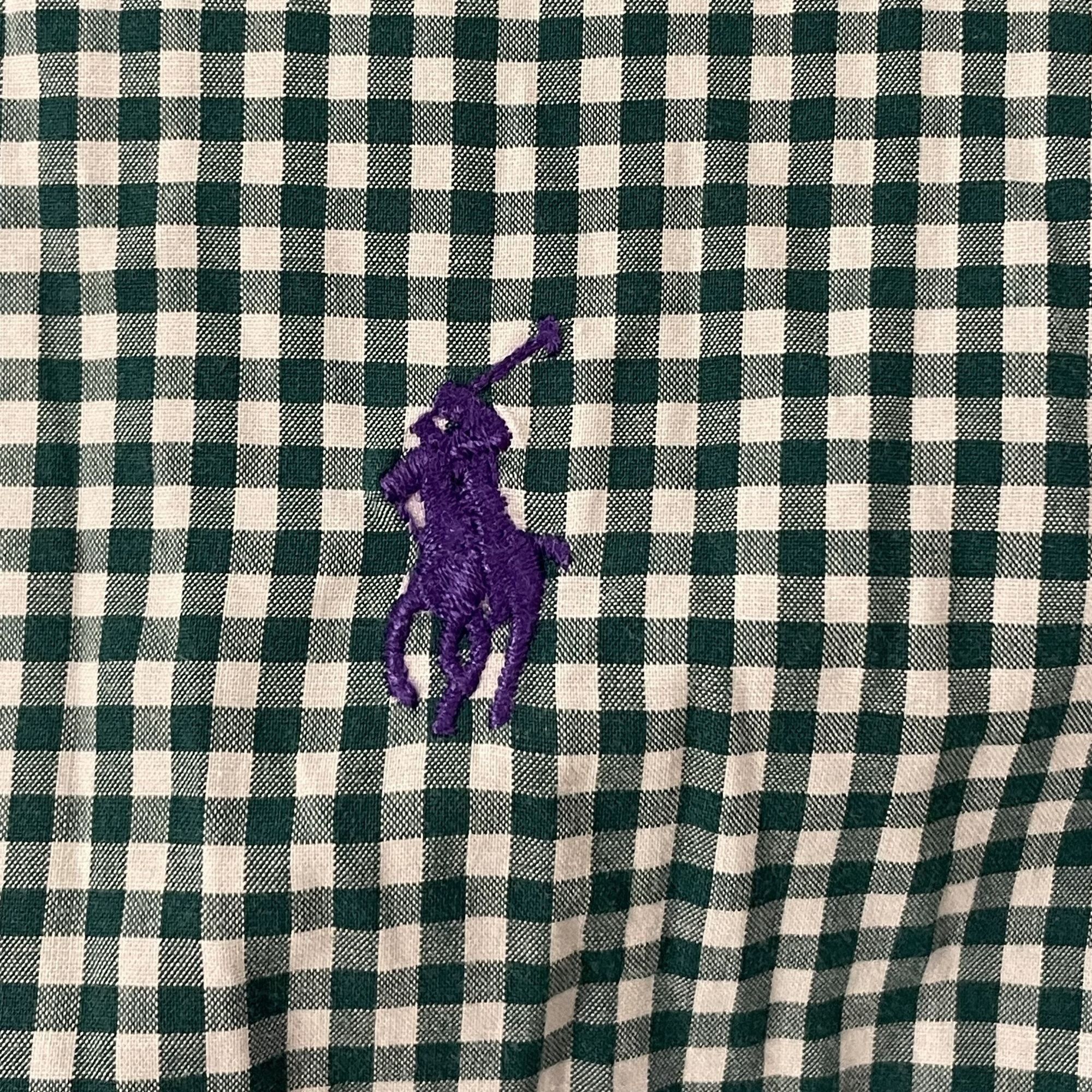 Ralph Lauren Ralph Lauren CHECK Stretch POLO LOGO PONY Casual Shirt Size US L / EU 52-54 / 3 - 7 Thumbnail