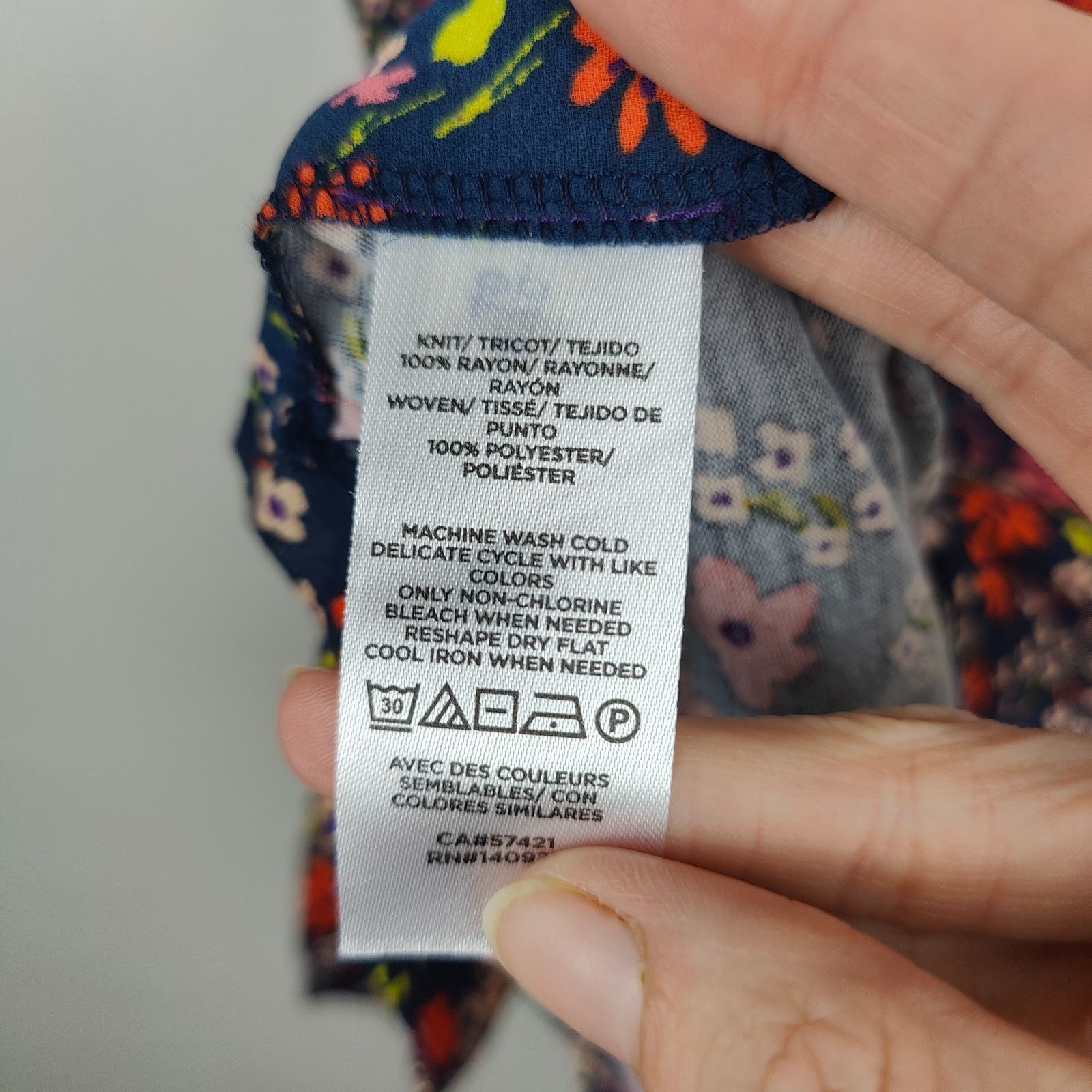Other Loft Tank Top Womens Small Blue Floral Print NWT Size S / US 4 / IT 40 - 6 Thumbnail