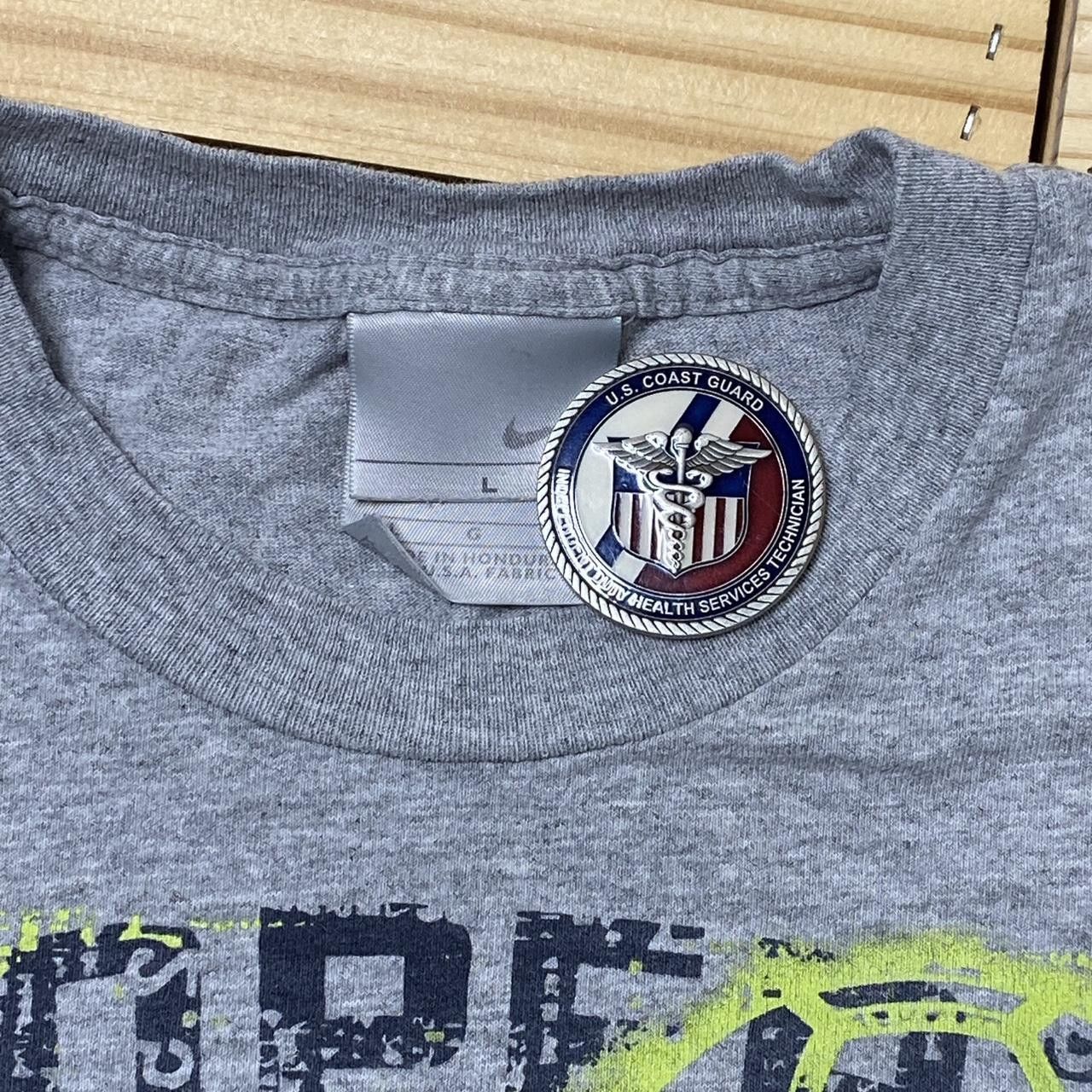 Nike Vintage Nike Gray Soccer Tee Size Large Size US L / EU 52-54 / 3 - 3 Thumbnail