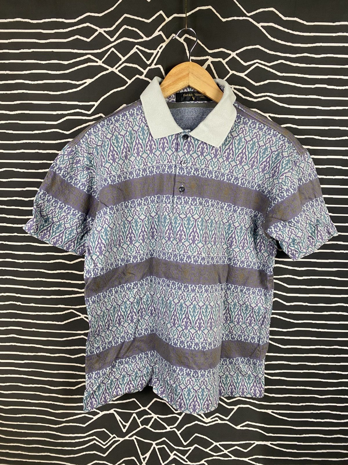 Vintage Vintage Rudolph Valentino Polo Tee Size US M / EU 48-50 / 2 - 1 Thumbnail