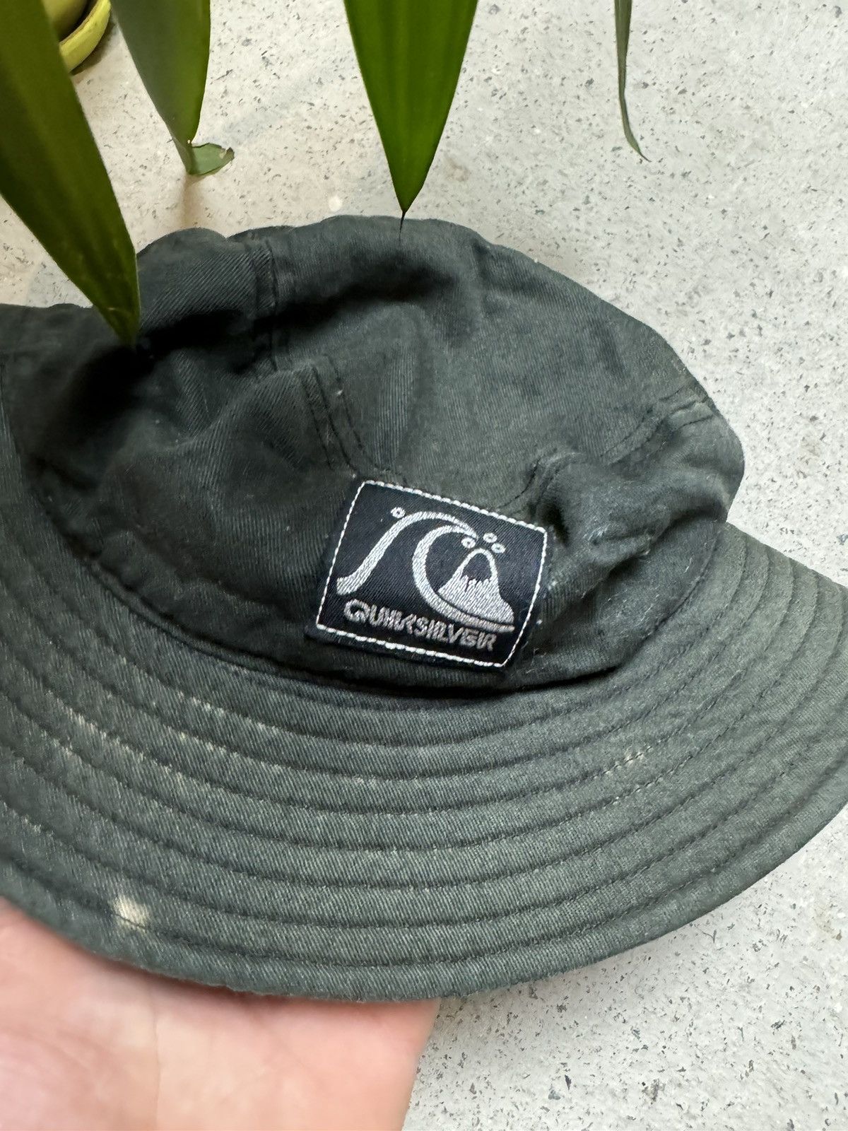 Quiksilver × Vintage Vintage Y2K Quiksilver Faded Bucket hat Surf Style Size ONE SIZE - 2 Thumbnail