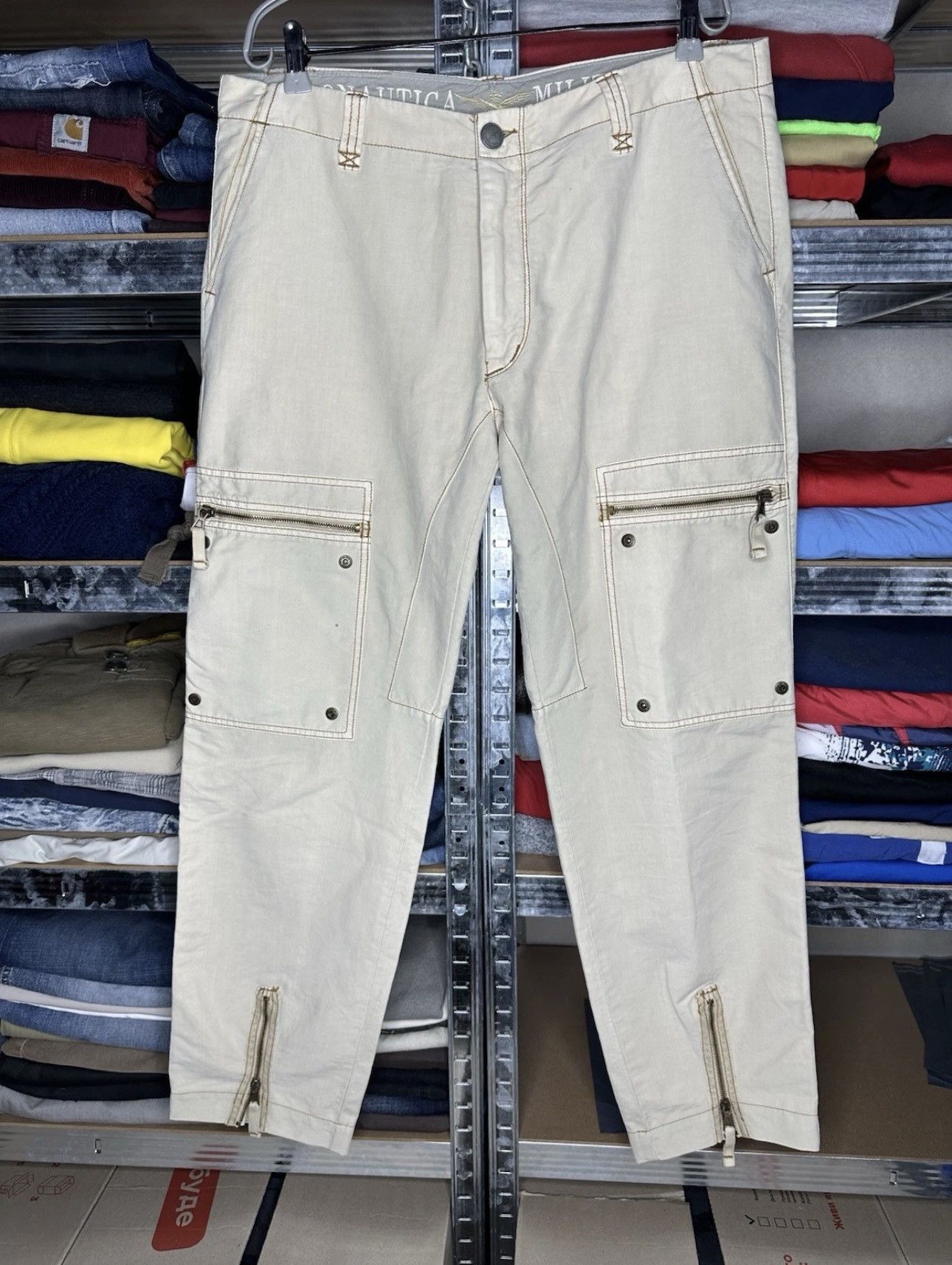 Aeronautica Militare Aeronautica Militare Cargo Army Y2K Rarest Pants Size 52 Size US 36 / EU 52 - 1 Thumbnail