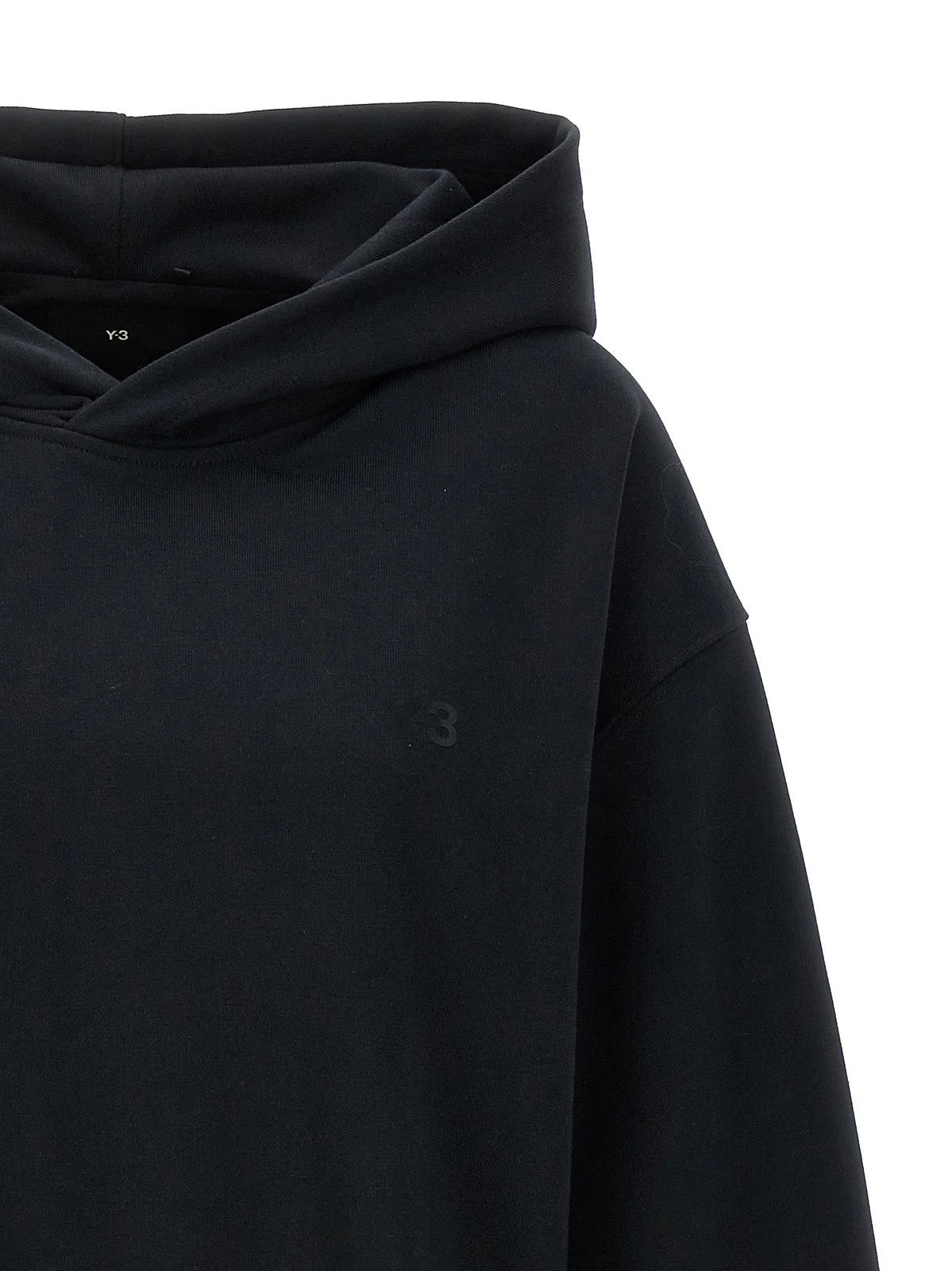 Y-3 o1s22i1n0924 Boxy Hoodie With Hood in Black Size S / US 4 / IT 40 - 3 Thumbnail