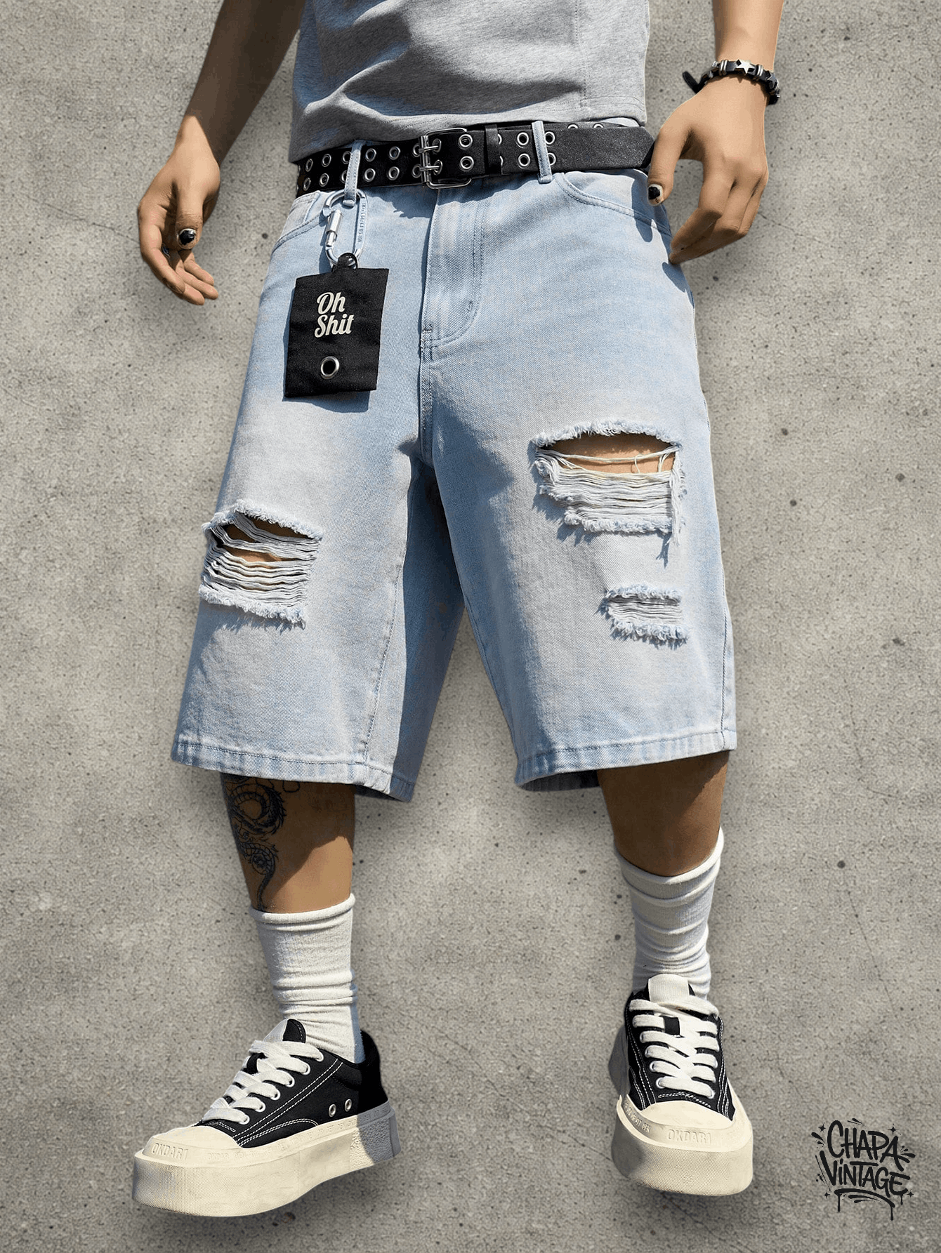 Vintage Dark blue jorts Size US 32 / EU 48 - 3 Thumbnail