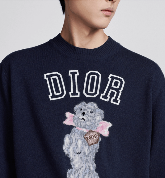 Dior o1w1db11225 483M64 Bobby Sweater in Blue Size US M / EU 48-50 / 2 - 7 Thumbnail