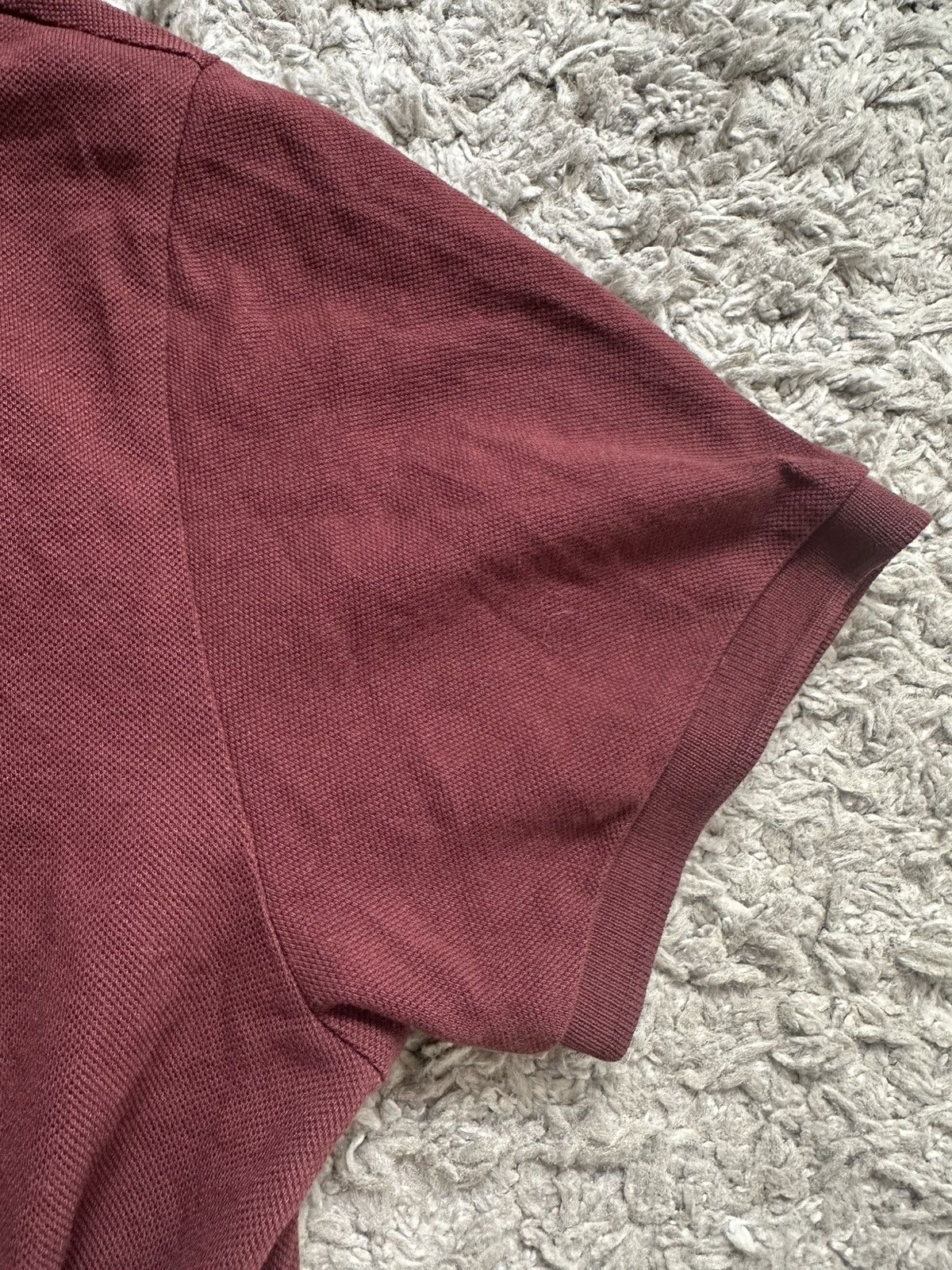 Sandro Sandro Paris Burgundy Top Silk Blend Minimal Luxury Size US S / EU 44-46 / 1 - 6 Thumbnail