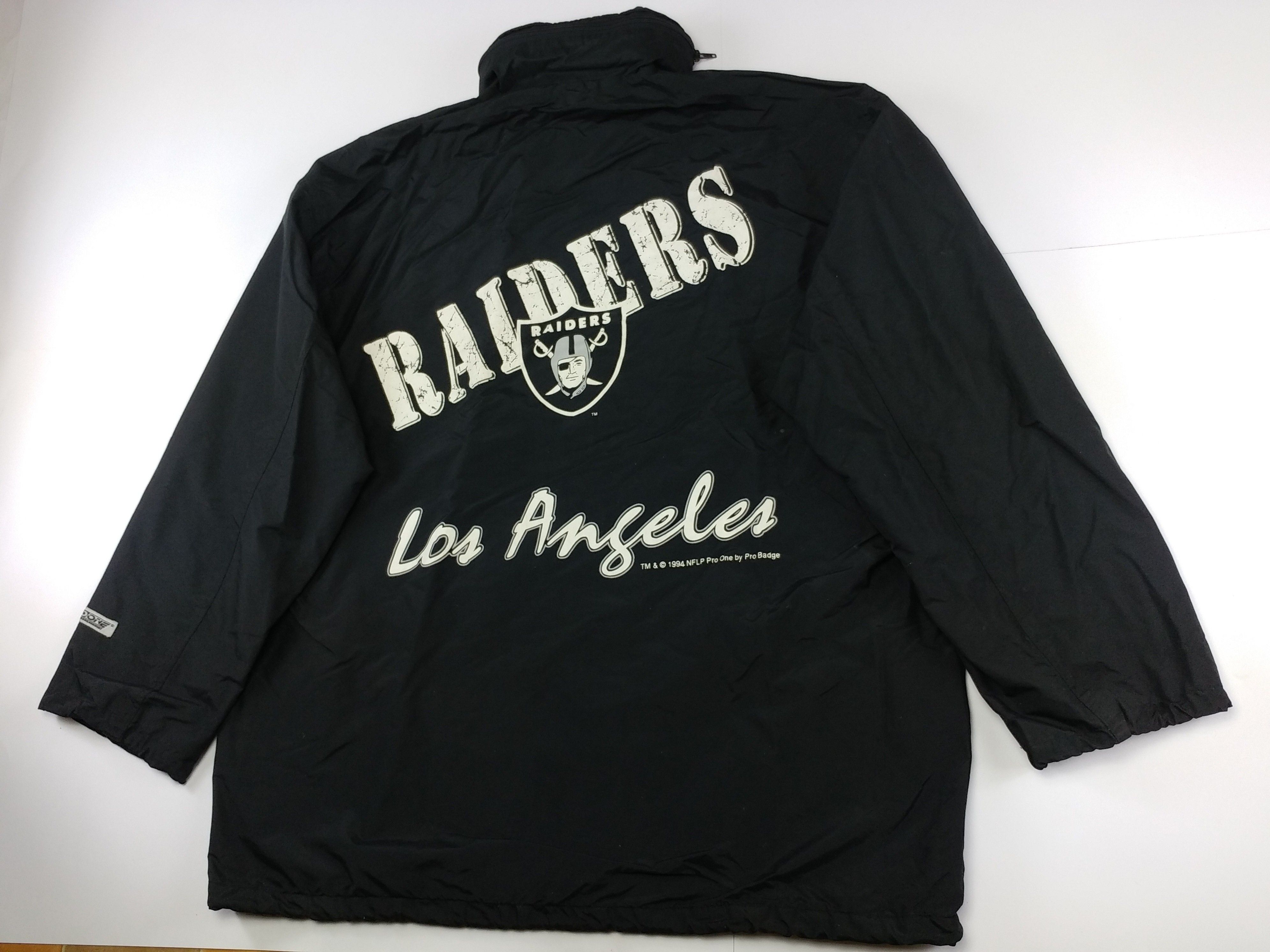 NFL Los Angeles Raiders jacket, 1994 Pro One, vintage Oakland XL Size US XL / EU 56 / 4 - 4 Thumbnail