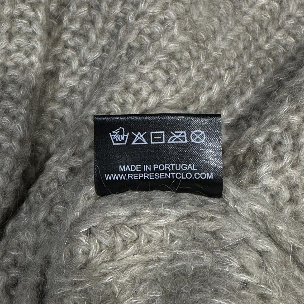 Represent Clo. Represent Heavy Rib Sweater - Wheat Size US XL / EU 56 / 4 - 6 Thumbnail