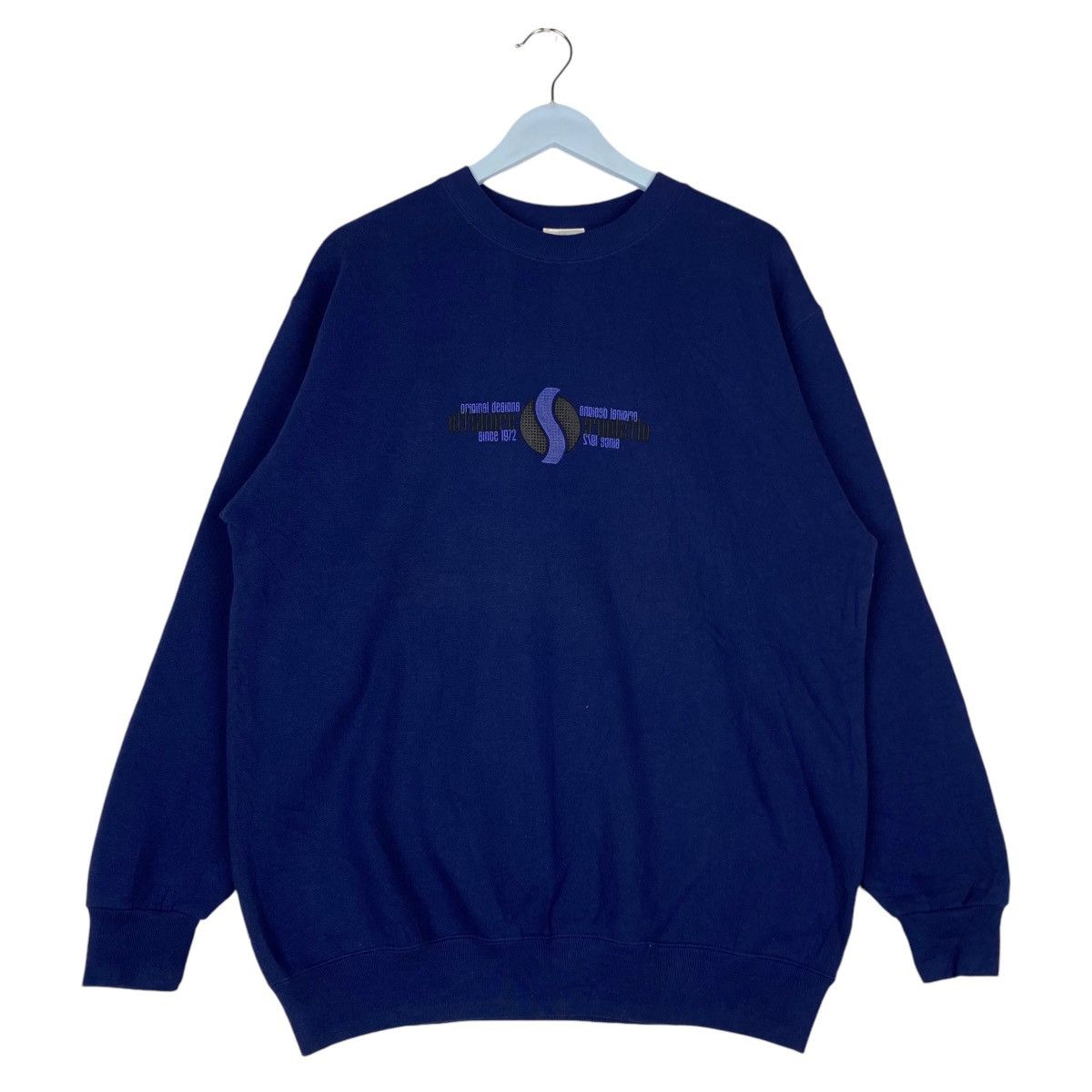 Vintage Vintage Offshore Printed Logo Crewneck Sweatshirt Blue Size US L / EU 52-54 / 3 - 1 Thumbnail