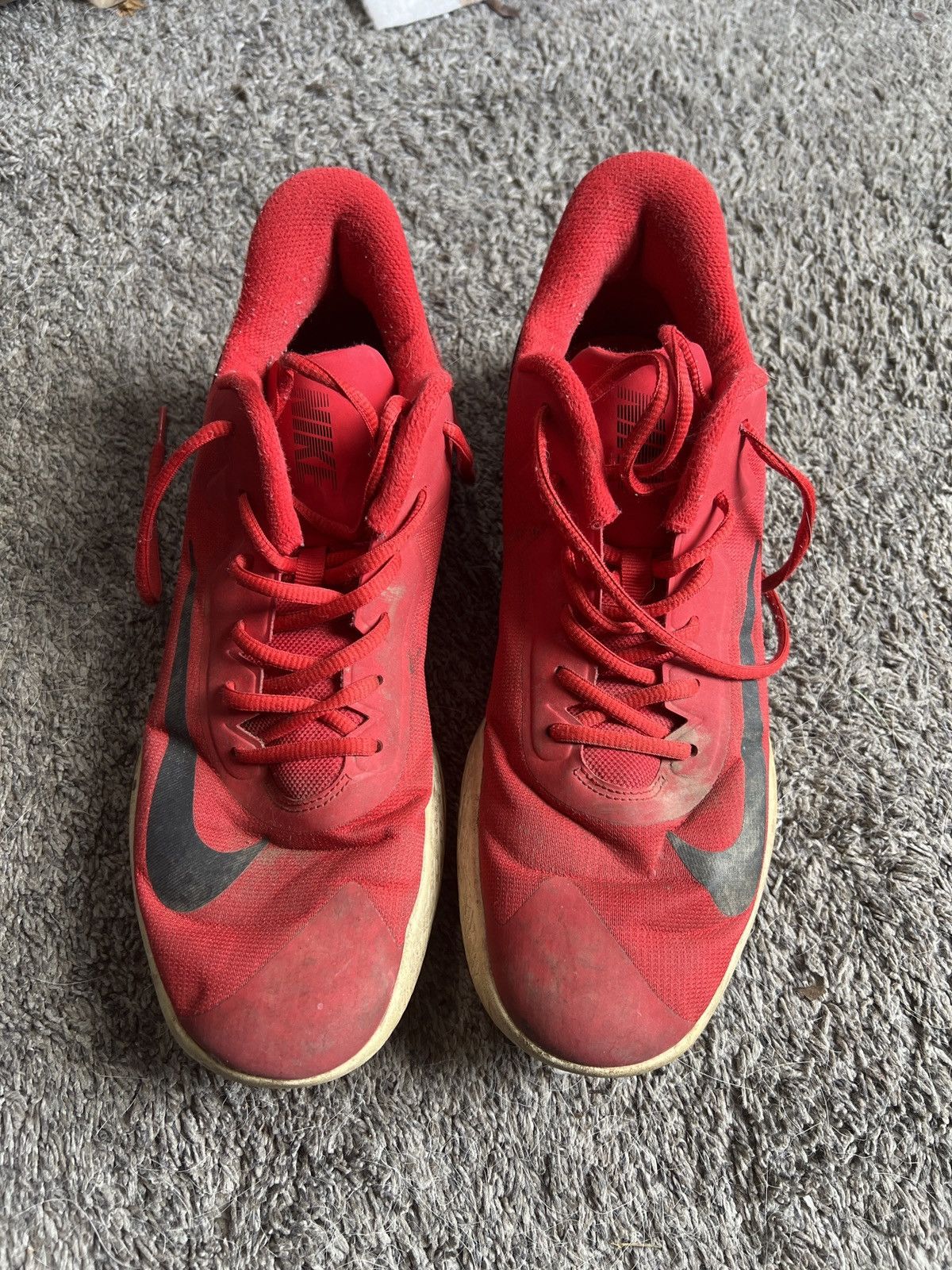 Nike Nike Precision IV University Red Sneakers Size US 12 / EU 45 - 3 Thumbnail