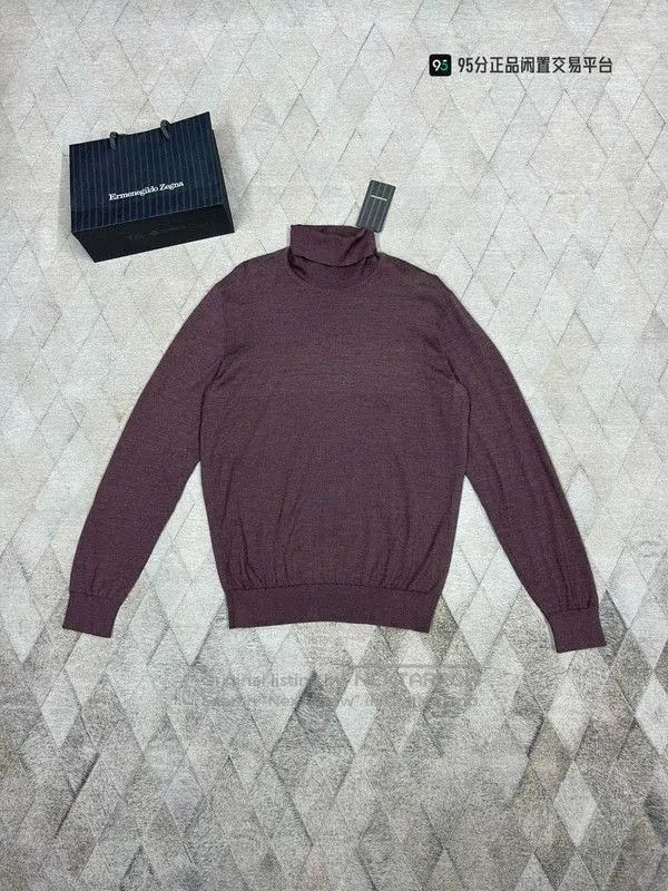 Ermenegildo Zegna Zegna Wild Cashmere High-Neck Sweater. Size US M / EU 48-50 / 2 - 2 Thumbnail