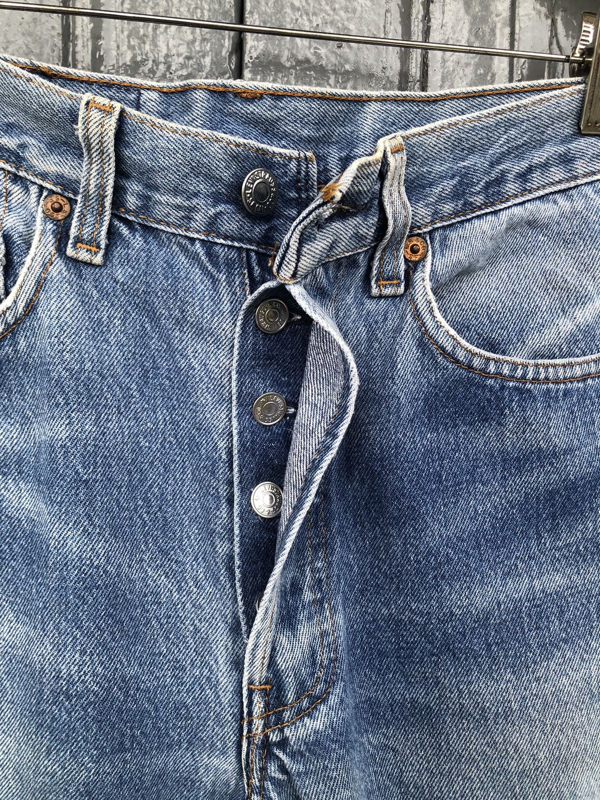 Levi's × Vintage Vintage Levis 501 Distressed Denim Size US 29 - 5 Thumbnail