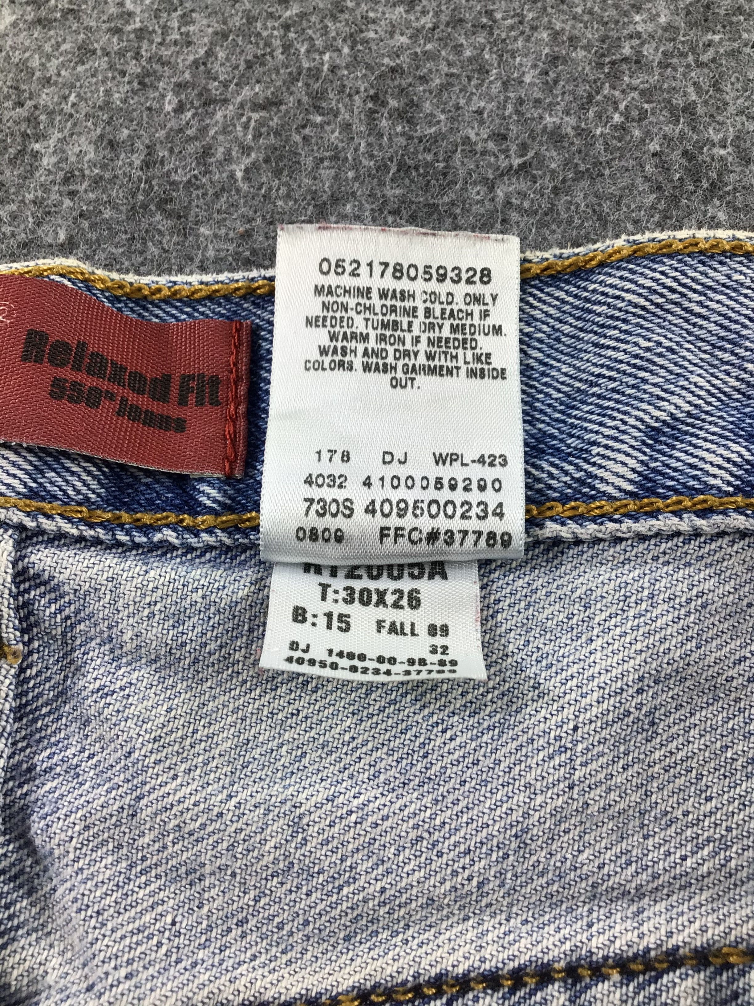 Levi's Vintage Levis 550 Relaxed Fit Jeans-JM544 Size US 30 / EU 46 - 10 Thumbnail