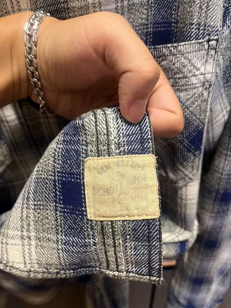 Other Blue and white plaid western shirt Size US L / EU 52-54 / 3 - 6 Thumbnail