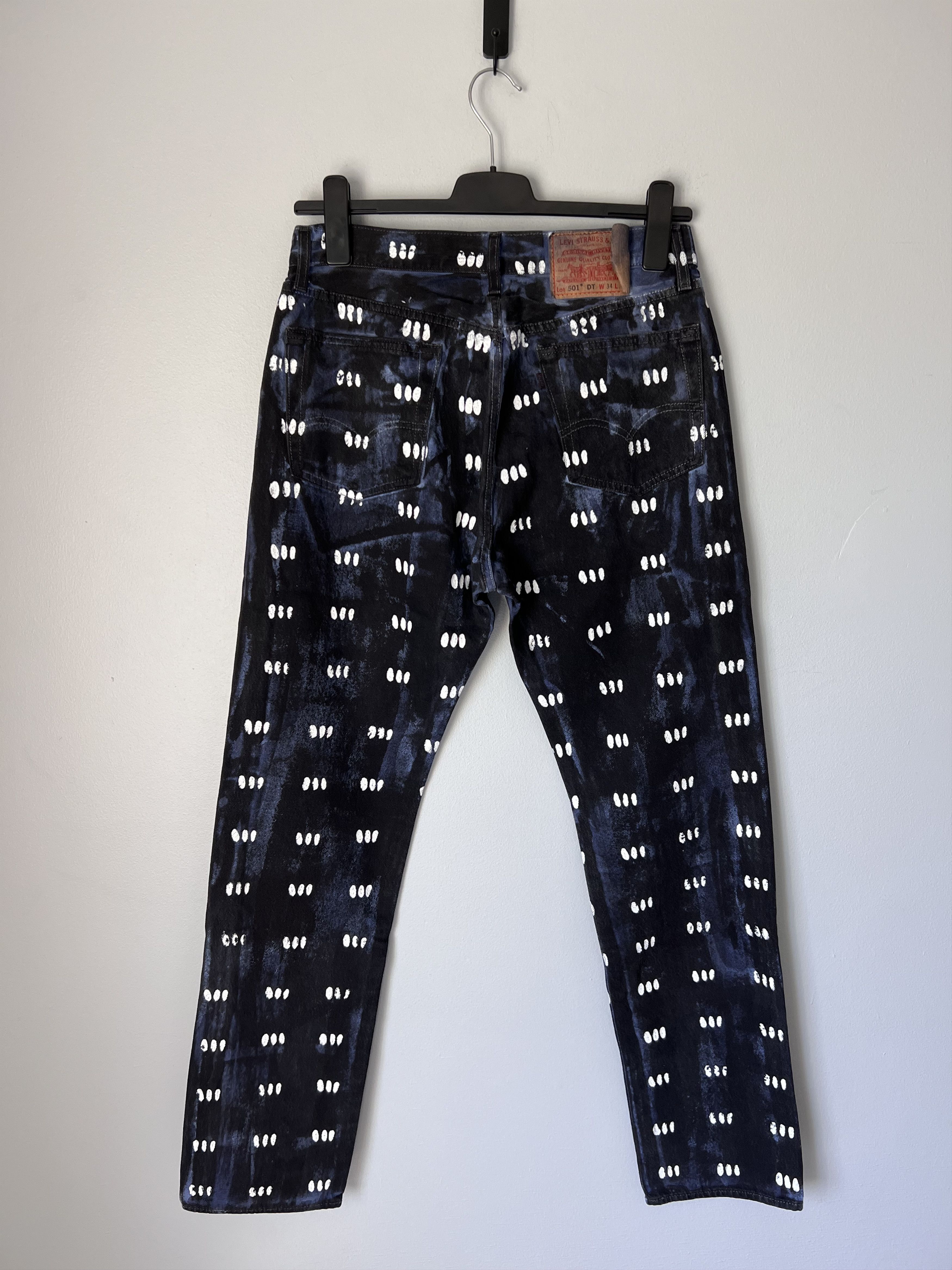 DENIM TEARS × Levi's Denim Tears Levi's Skepta Jeans in Painted Blue Size US 34 / EU 50 - 5 Thumbnail