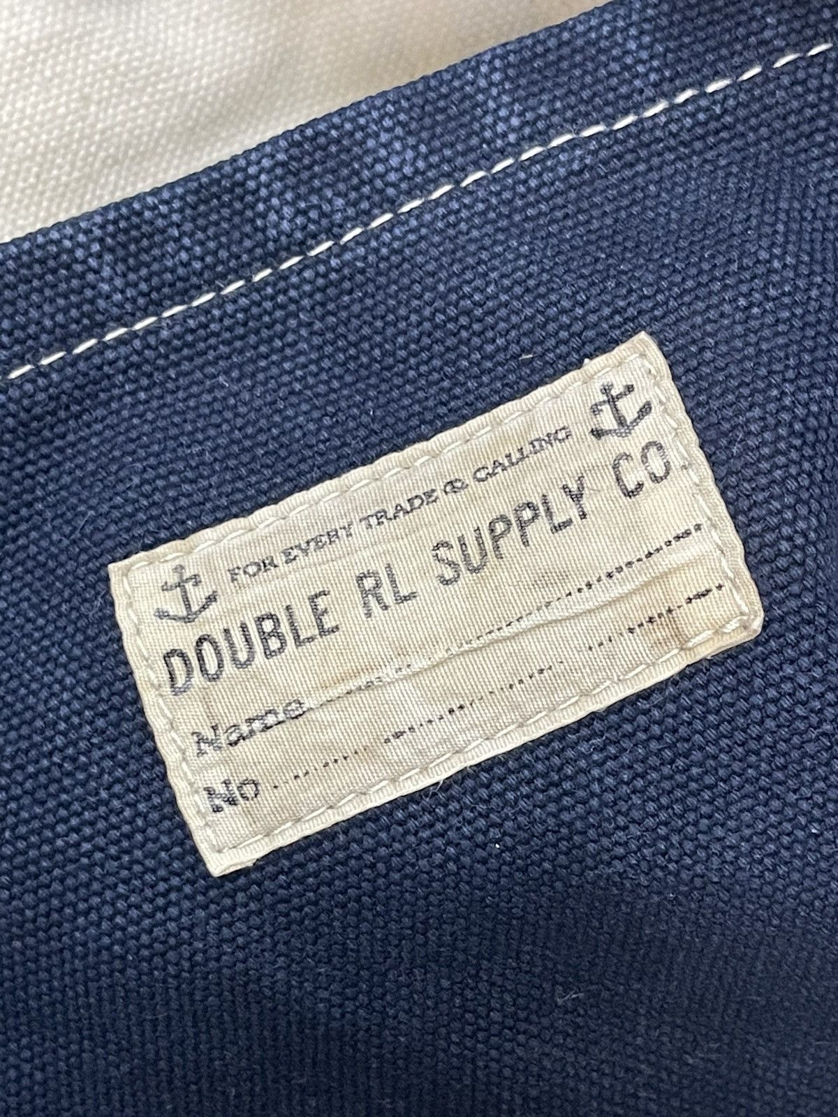 RRL Ralph Lauren Double RL Ralph Lauren Cotton Canvas RRL Tote Bag 2🟩 Size ONE SIZE - 21 Thumbnail