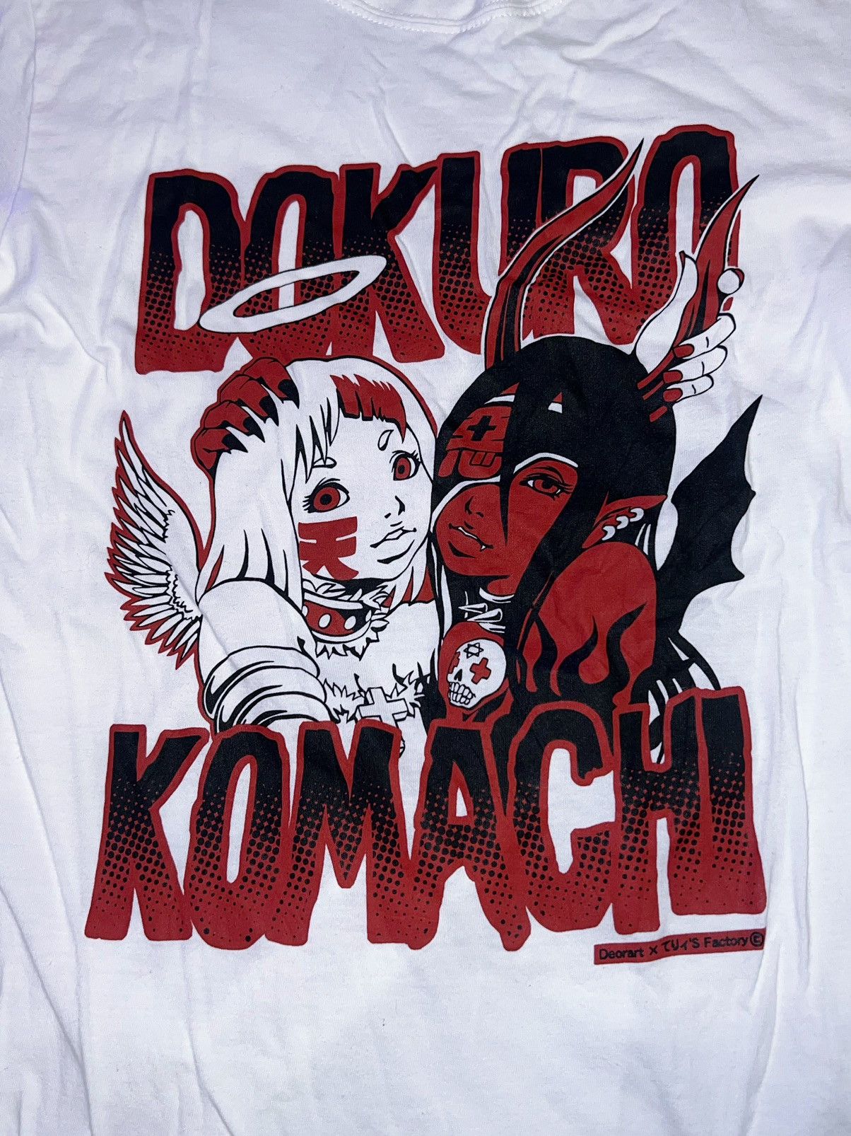 Hysteric Glamour Rare DEORART angel & devil anime tshirt ☠️🧝🏻‍♀️ Size M / US 6-8 / IT 42-44 - 3 Thumbnail