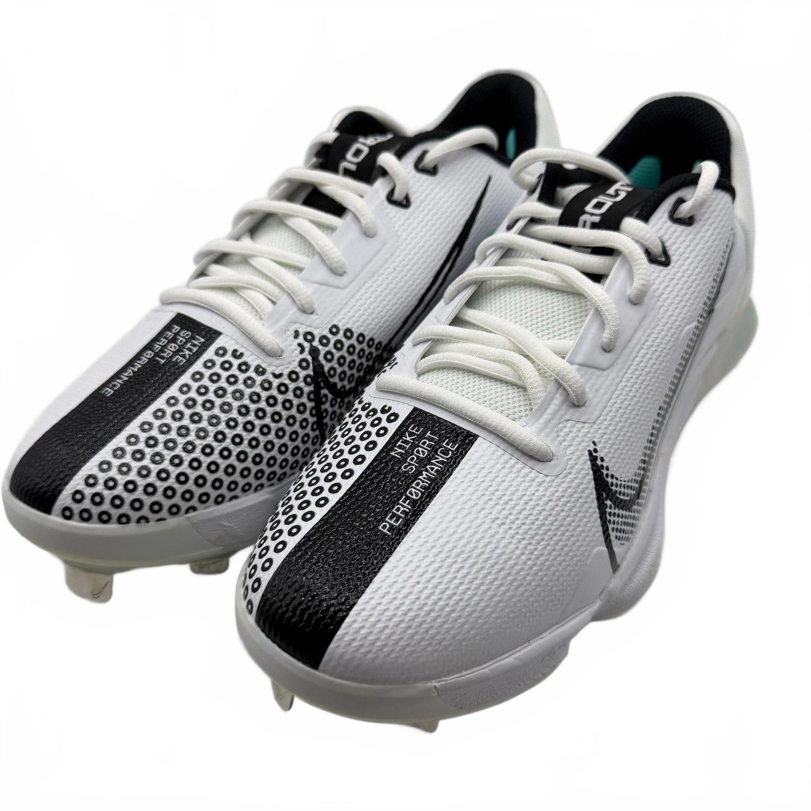 Nike Nike Force Zoom Trout 7 Pro Metal Baseball Cleats White Size ONE SIZE - 1 Thumbnail