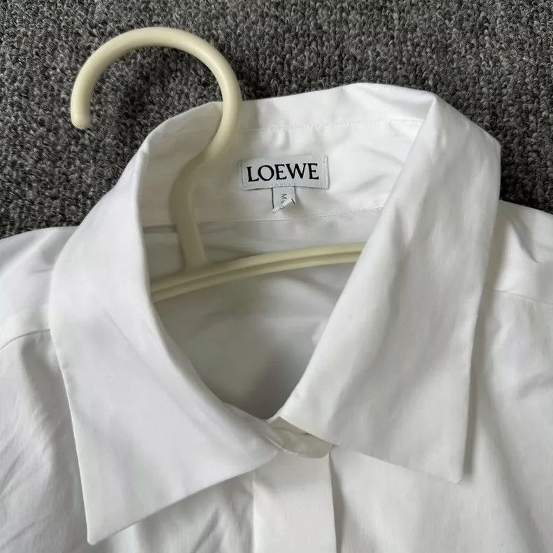 Loewe LOEWE White shirt in solid color Size 4XL / US 24-26 - 5 Thumbnail