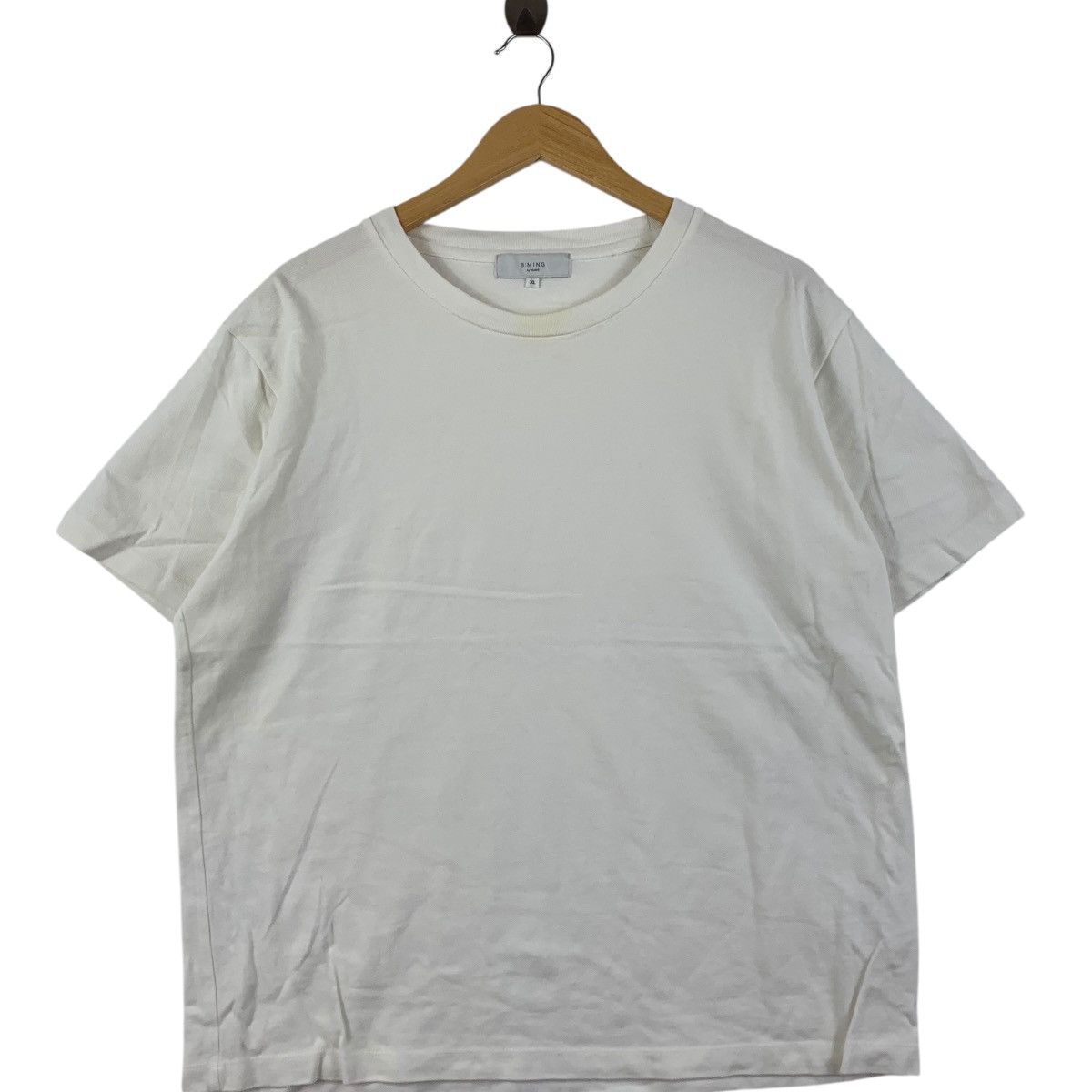 Beams Plus BEAMS PLUS B:MING Collection Plain White Baggy Tee Shirt Size XL / US 12-14 / IT 48-50 - 3 Thumbnail