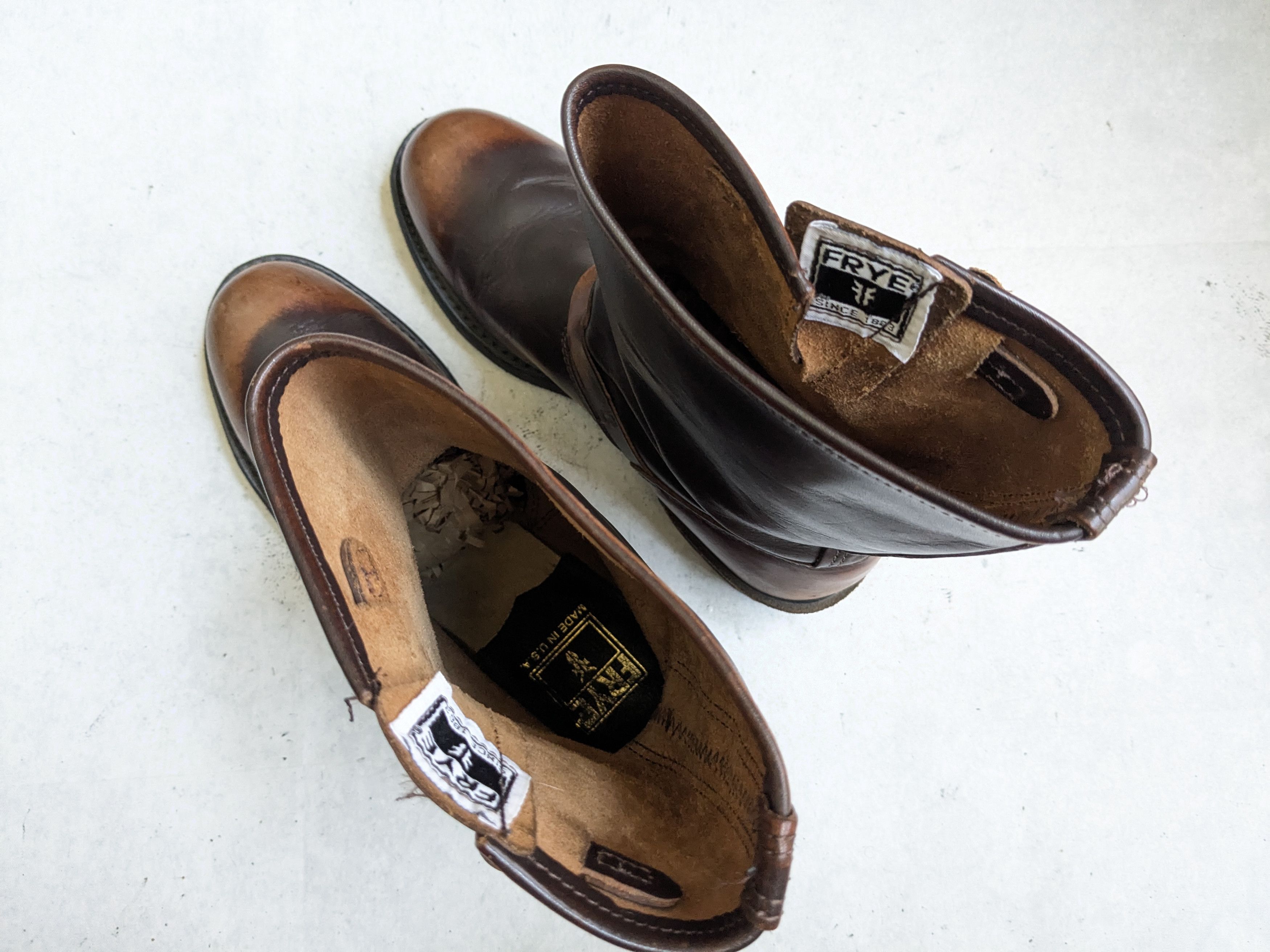 Frye Frye Engineer Brown Leather 8 Leather Buckle Size US 8 / EU 41 - 12 Thumbnail