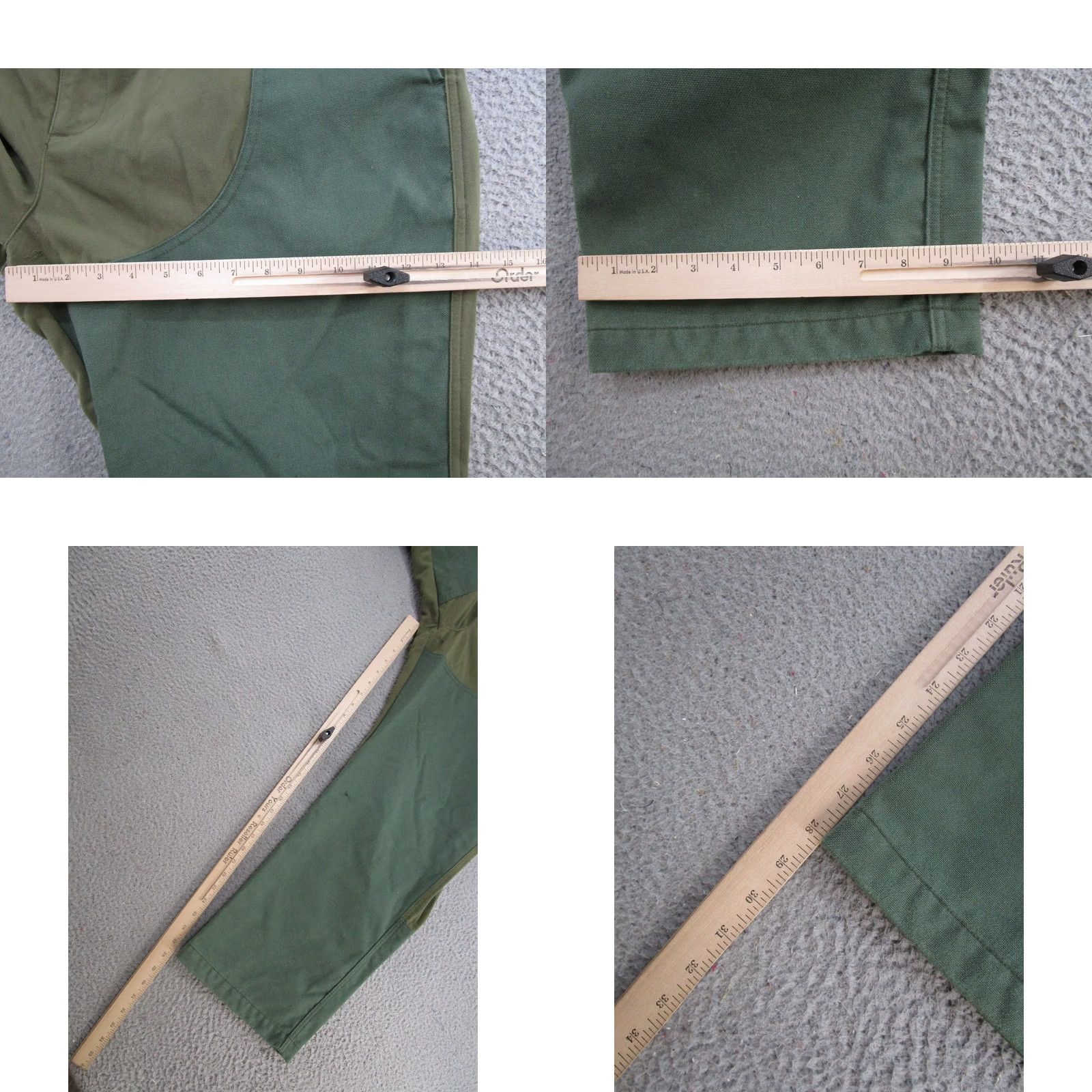 Vintage LL Bean Pants 42x29 Green Upland Briar Field Double Front Brush Guard Hunt READ Pants Green 42x29 Casual Workwear Mens Size US 42 / EU 58 - 8 Thumbnail