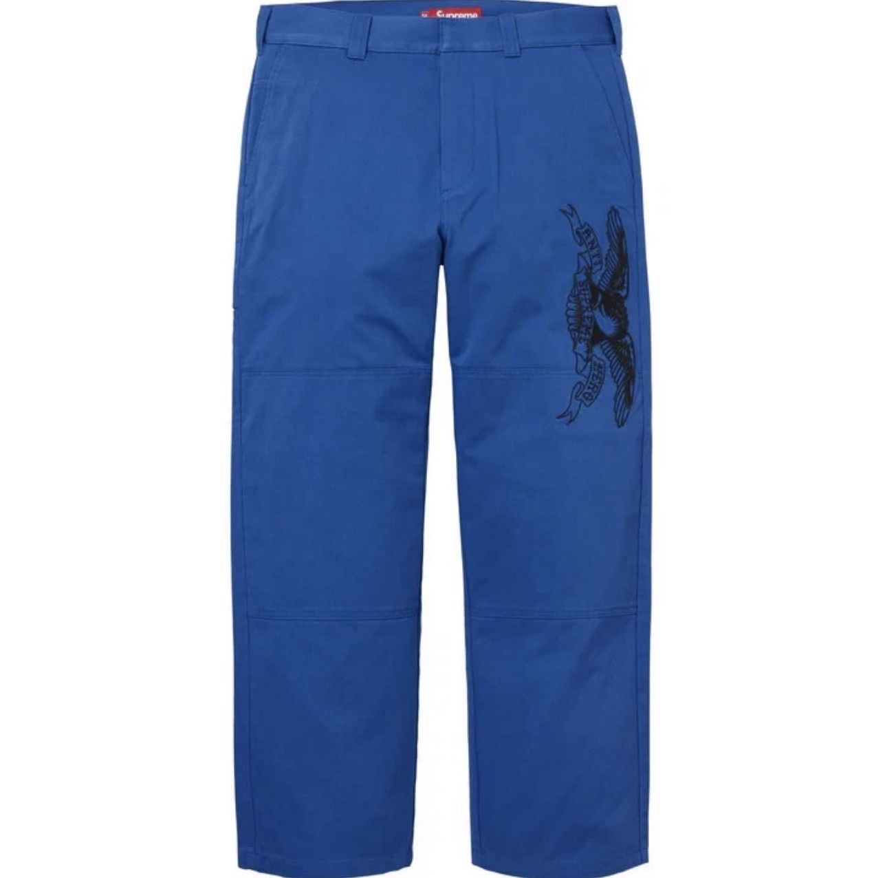 Supreme X Antihero Logo Work Pants Blue
