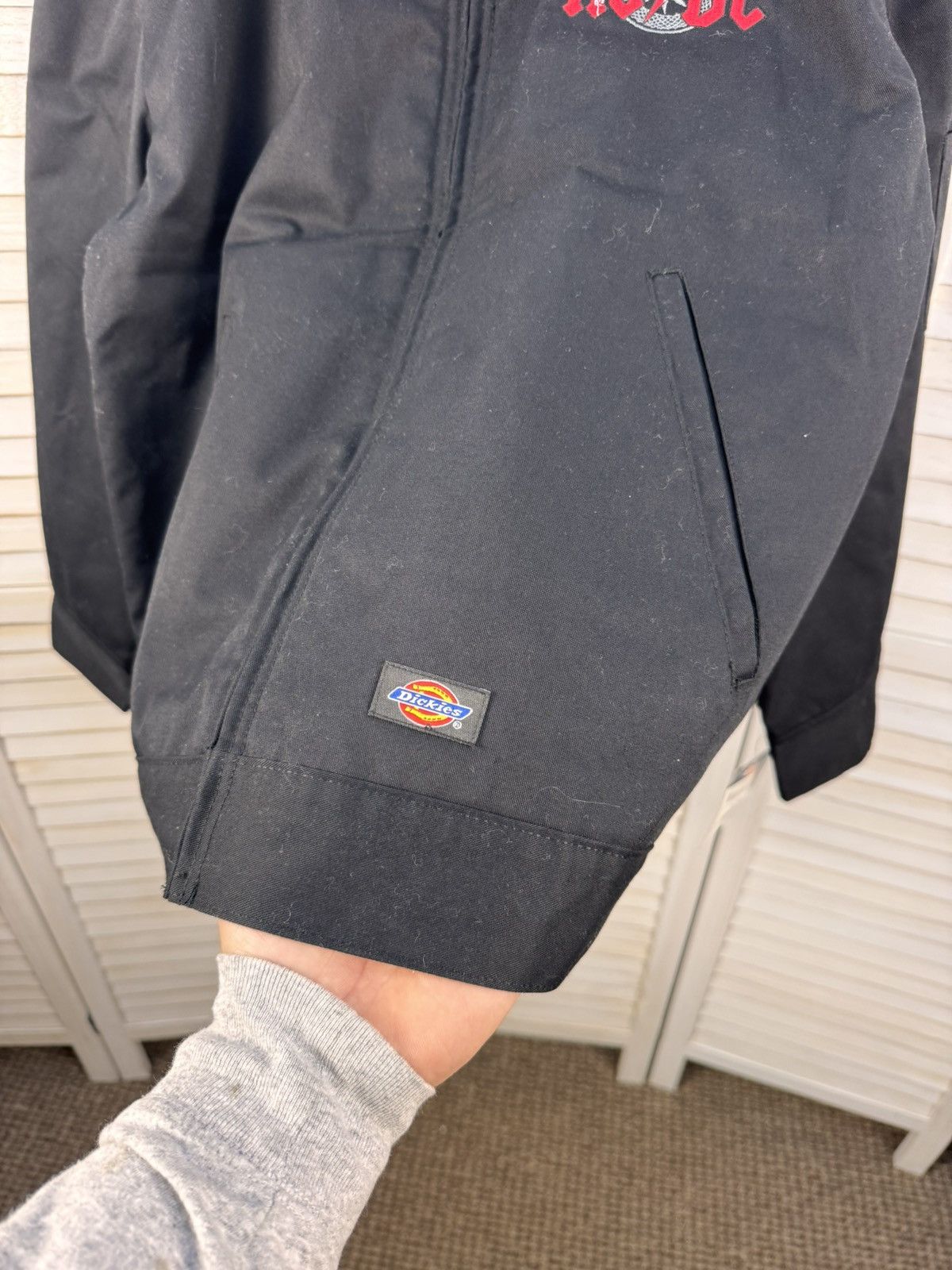 Dickies Men’s Casual Rare Work Jacket Dickies Ac/Dc Custom Big Logo Size US M / EU 48-50 / 2 - 6 Thumbnail