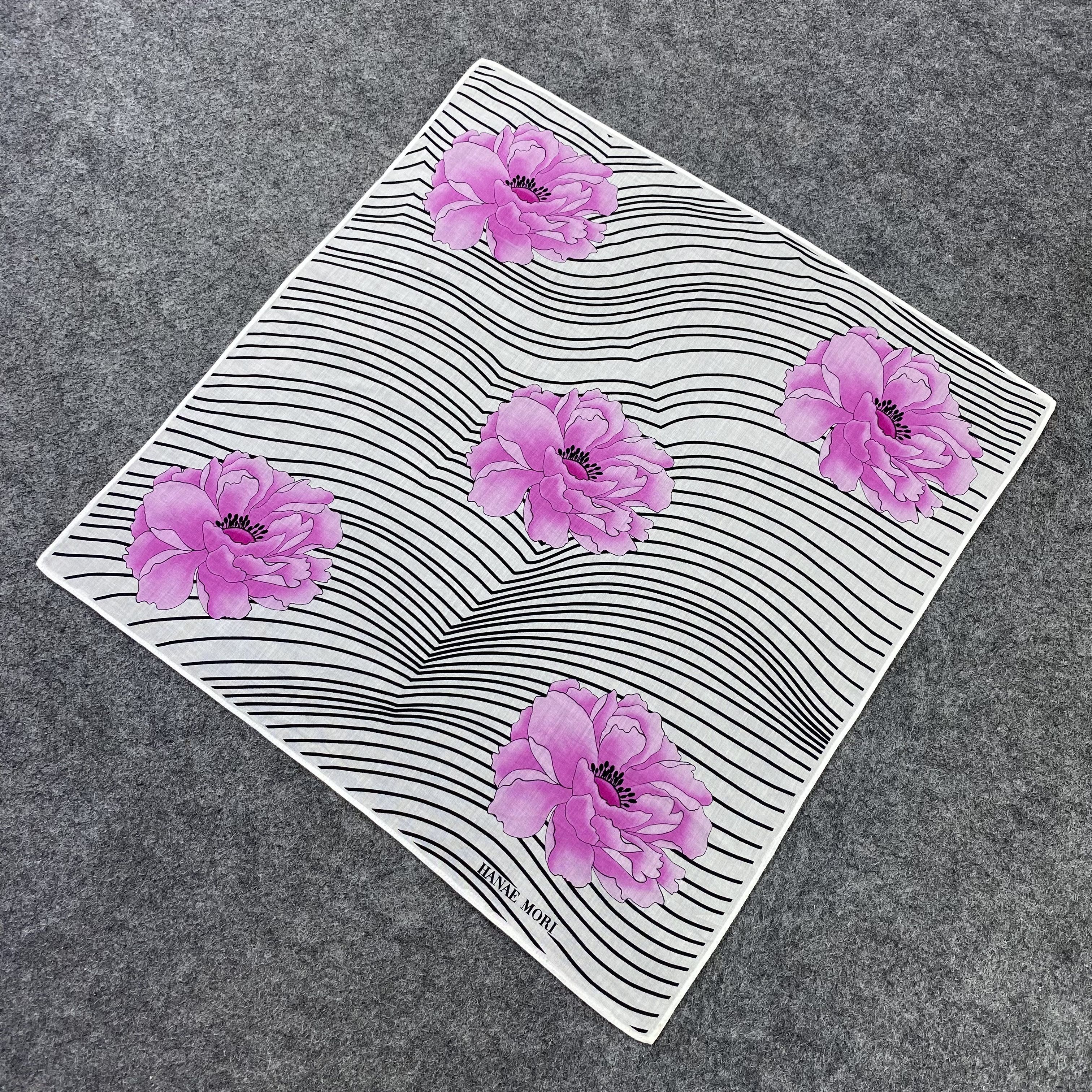 Hanae Mori × Japanese Brand Hanae Mori Handkerchief / Bandana / Neckerchief-B1039 Size ONE SIZE - 4 Thumbnail