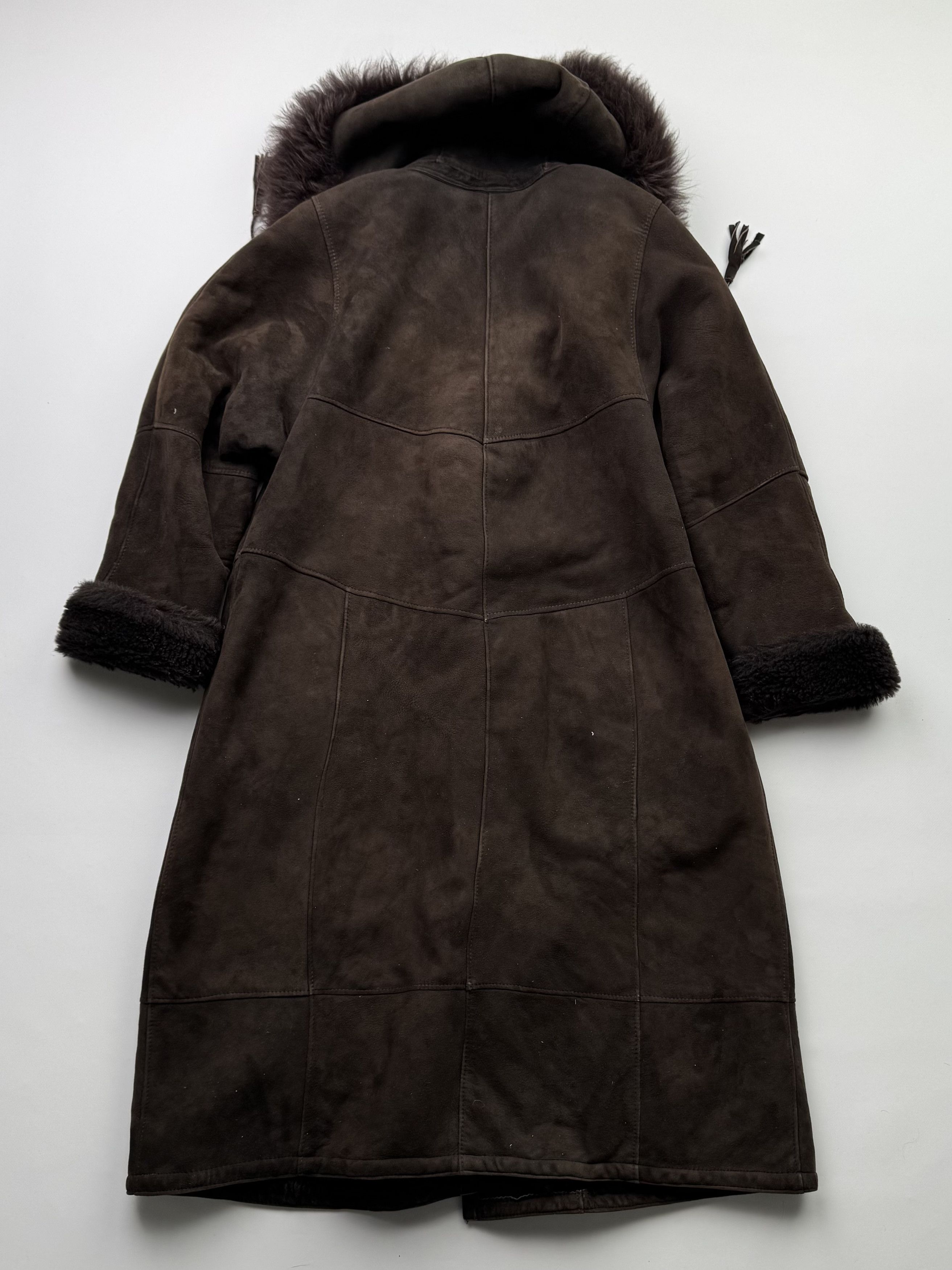 Vintage Vintage Real Sheepskin Hooded Coat B524(V22)E2 Size M / US 6-8 / IT 42-44 - 12 Thumbnail