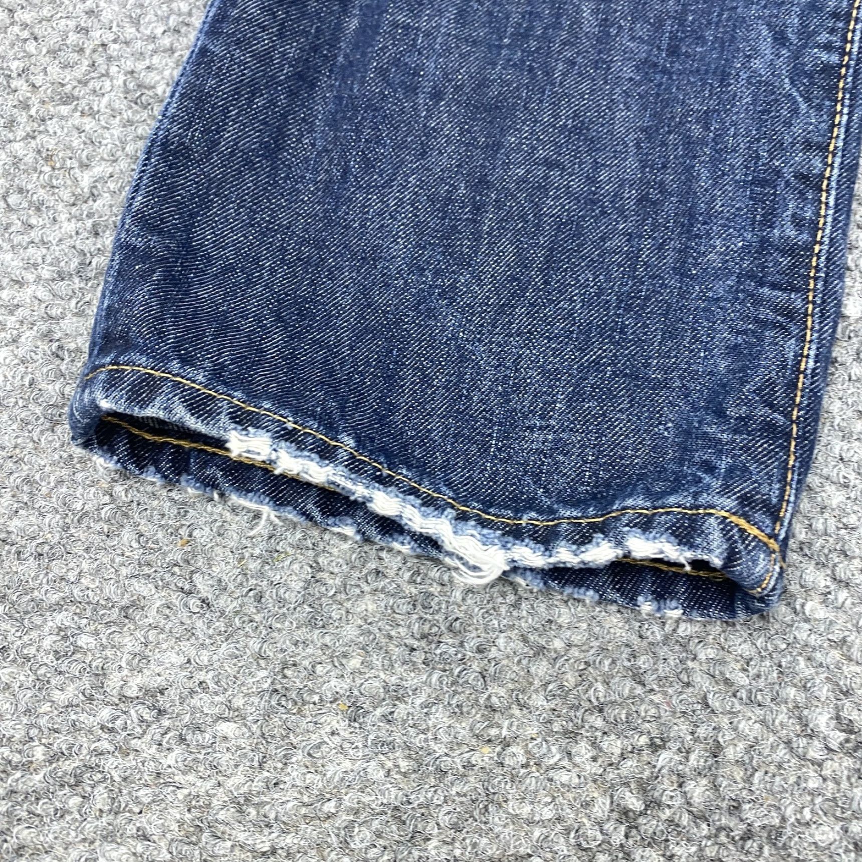 Ralph Lauren Ralph Lauren Polo Jeans Mens 36x34 Blue Denim Straight Leg Distressed RL Pants Size US M / EU 48-50 / 2 - 7 Thumbnail