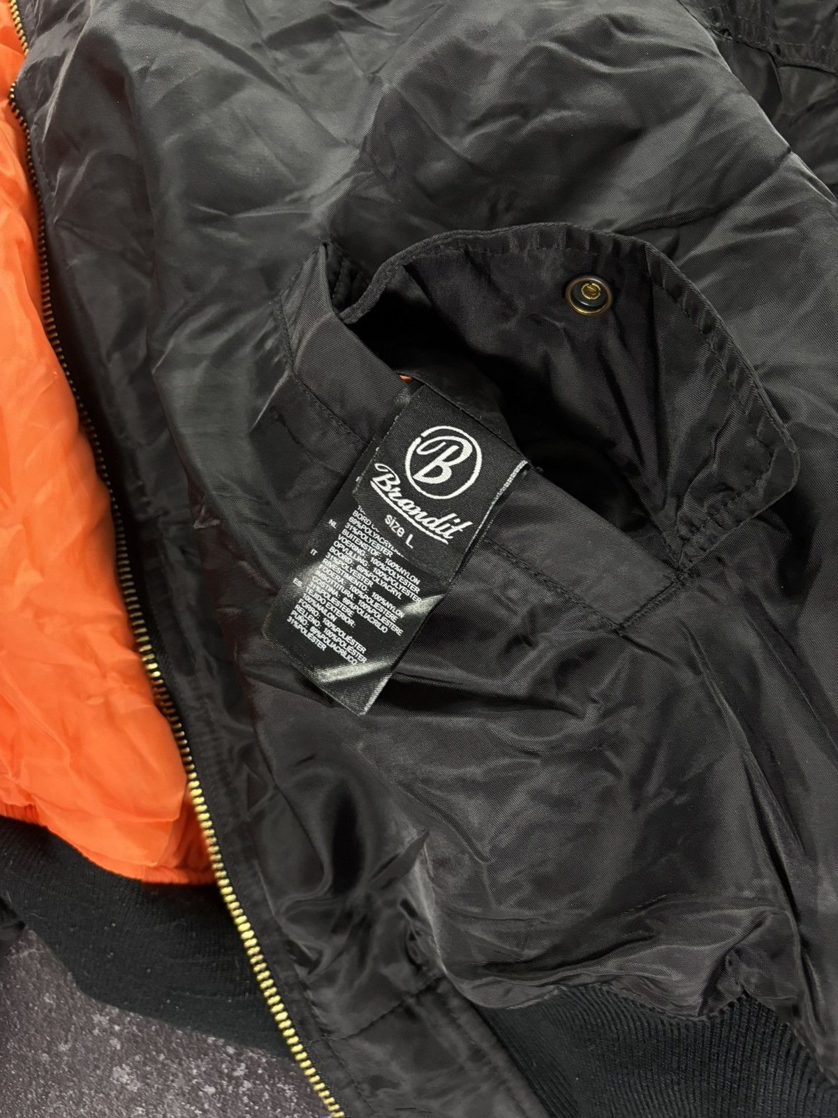 Brandit × Vintage Brandit Boxy MA-1 bomber jacket Size US L / EU 52-54 / 3 - 7 Thumbnail