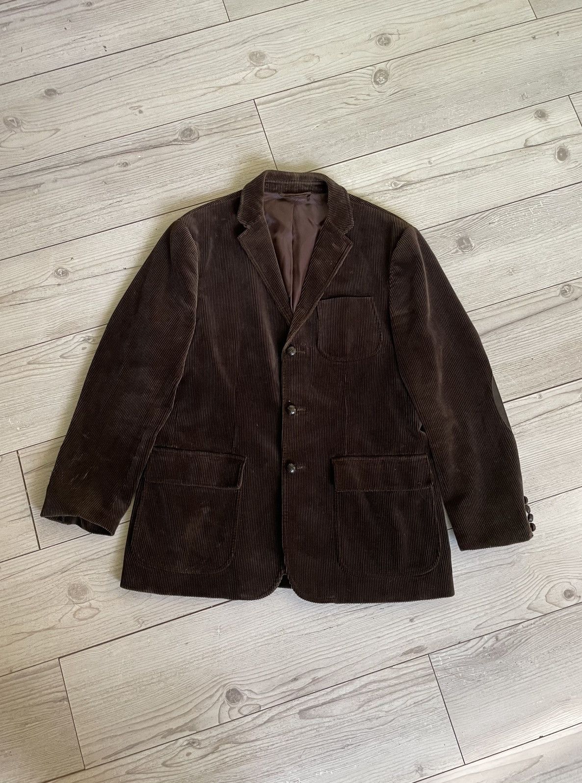 Polo Ralph Lauren × Vintage Polo Ralph Lauren Corduroy Blazer Size 44R - 1 Thumbnail
