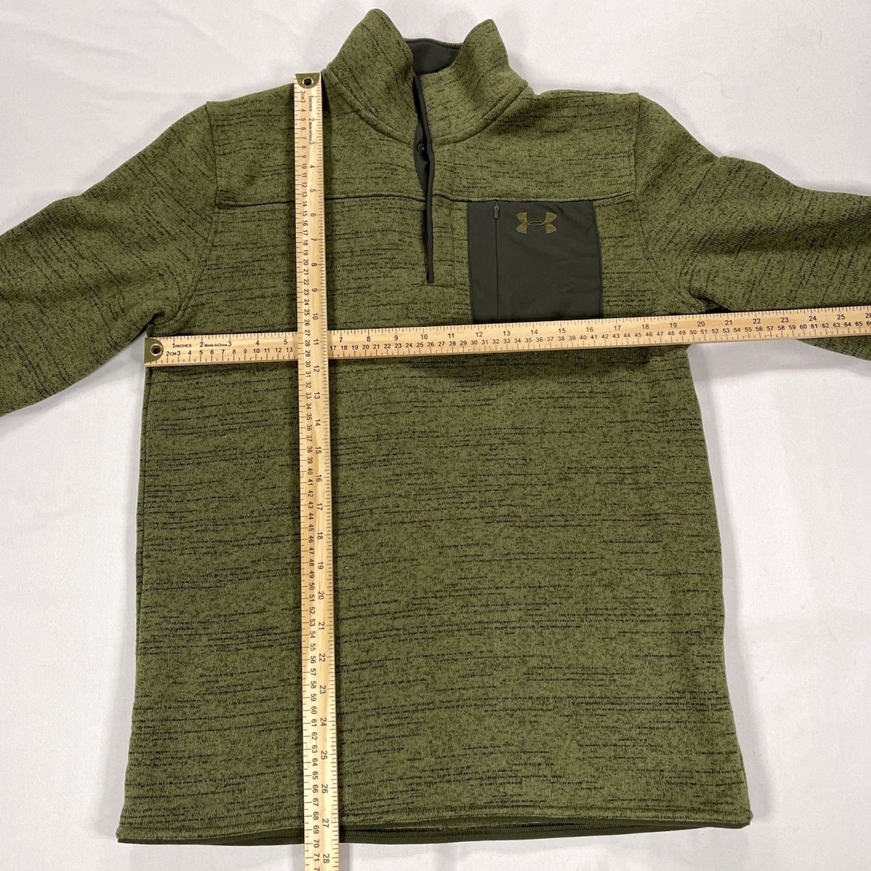 Under Armour Under Armour Men's M Sweater Fleece UA Specialist Henley 2.0 L/S 1316276 Green Size US M / EU 48-50 / 2 - 2 Thumbnail