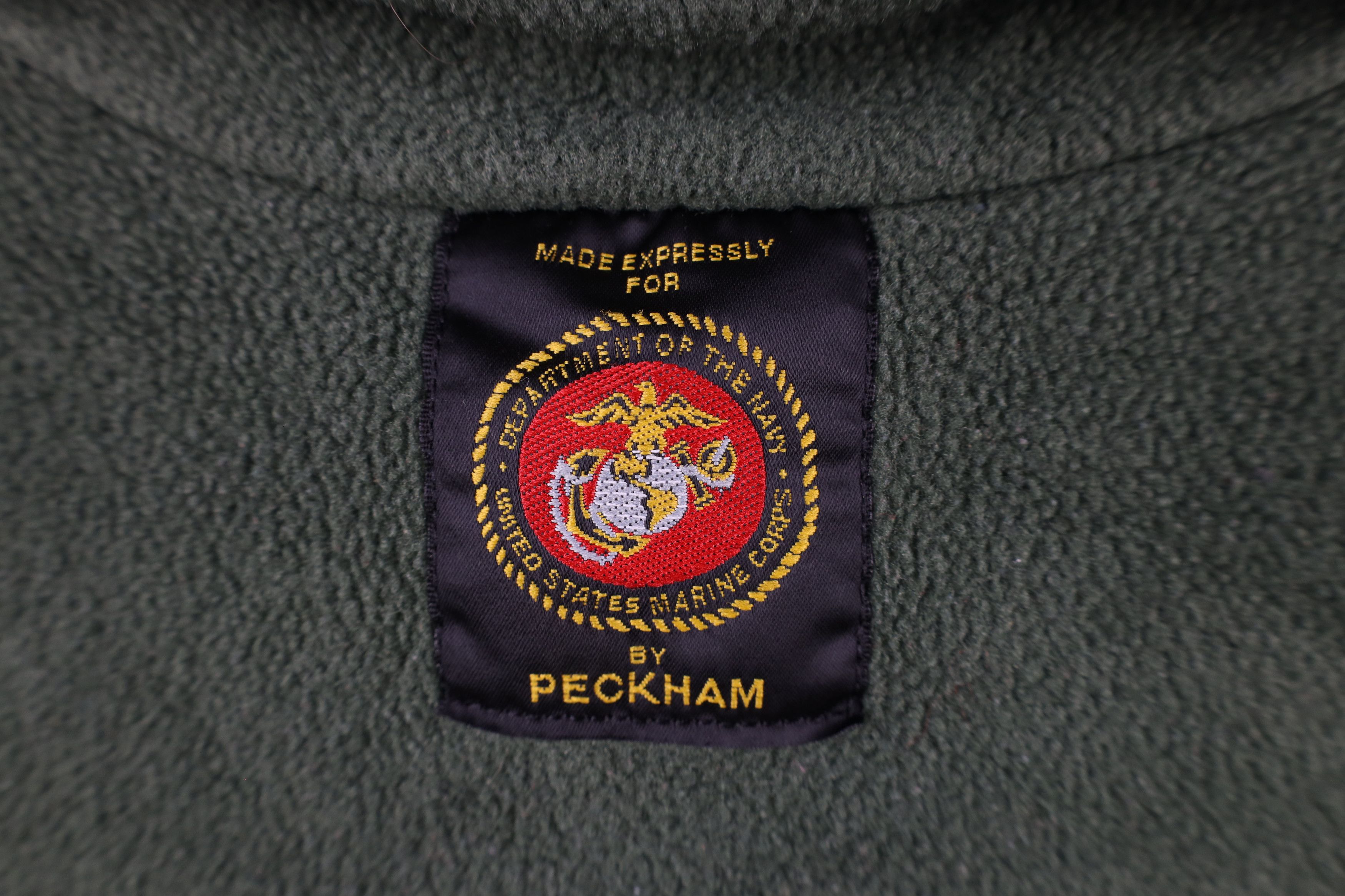Polartec × Vintage Vintage 90s USMC Fleece Half Zip Pullover Sweater USA Size US M / EU 48-50 / 2 - 11 Thumbnail