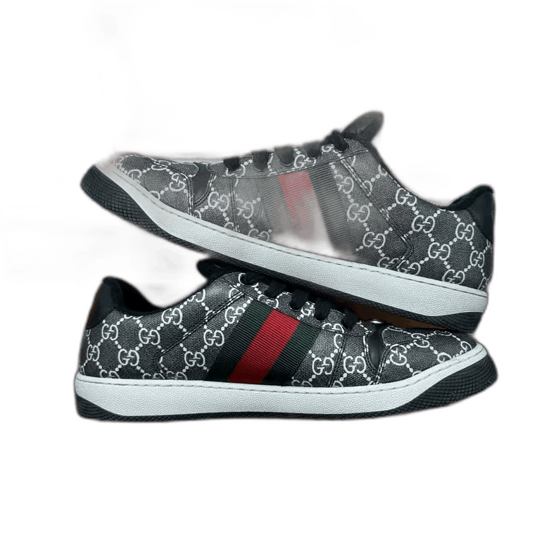 Gucci Gucci Sneakers Black Grey Size 43.5-2505 Size US 10.5 / EU 43-44 - 1 Thumbnail