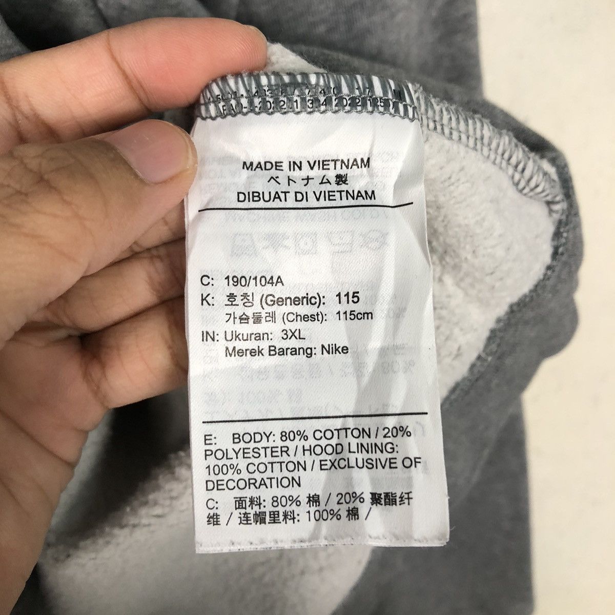 Jordan Brand 📌Vintage Hoodie Pull Over Jordan Small Pony Size US XXL / EU 58 / 5 - 18 Thumbnail