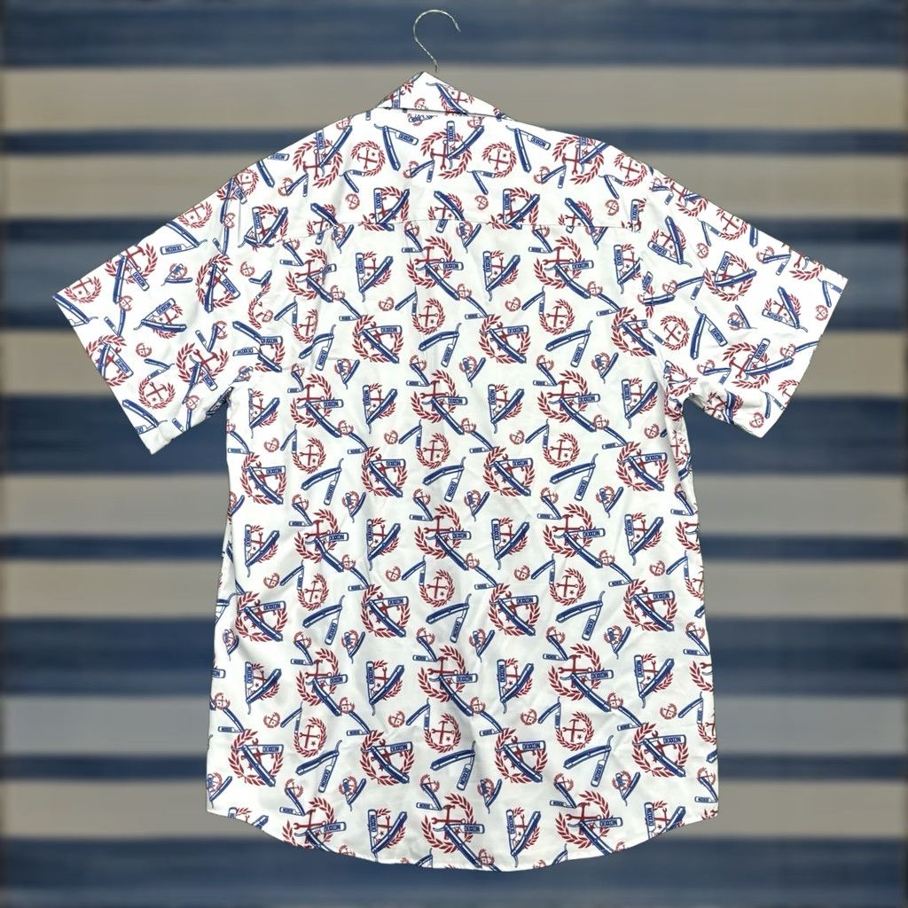 CO Dixxon Flannel Shirt Mens M White The High And Tight Barber Patriotic Party Limited? Size US M / EU 48-50 / 2 - 1 Thumbnail
