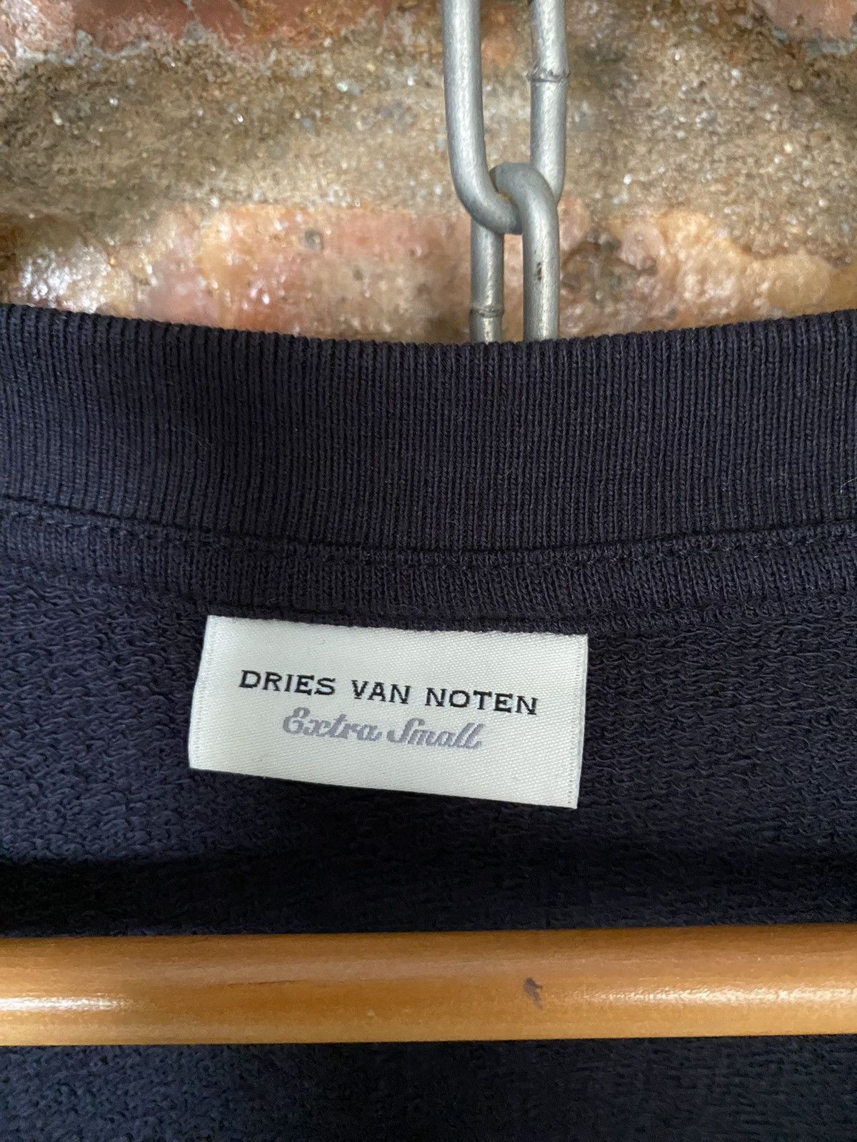 Dries Van Noten Embroidered green stripes sweat cotton 3/4 sleeves Size US S / EU 44-46 / 1 - 13 Thumbnail