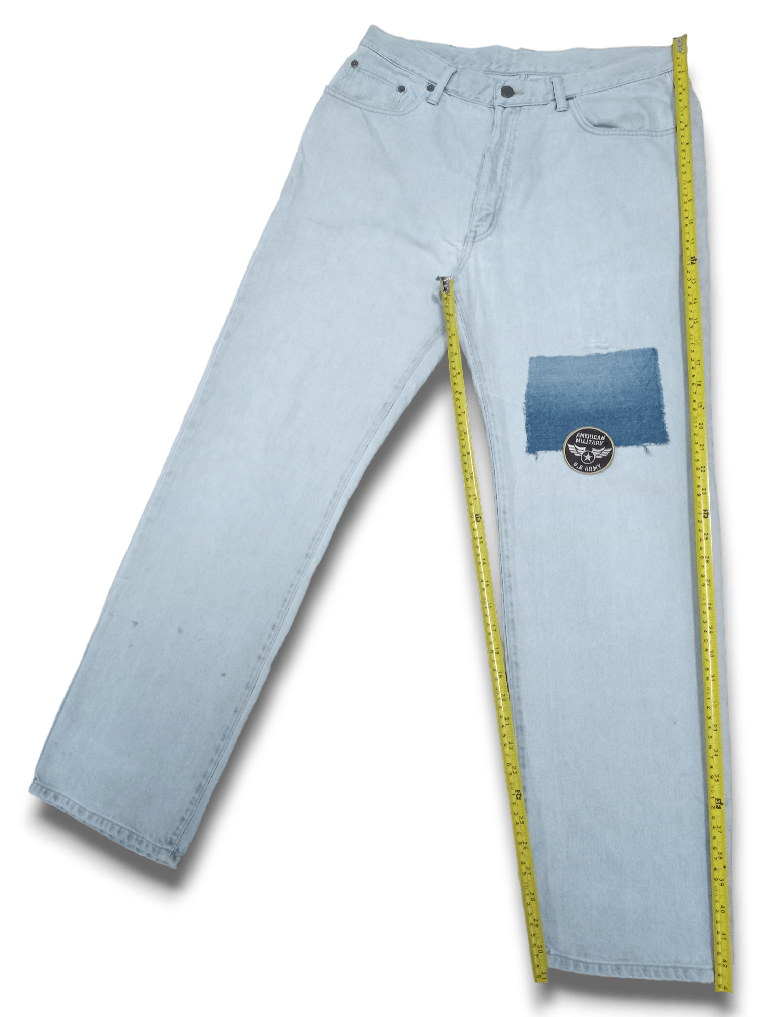 Edwin × Japanese Brand 1993 Edwin Frontier Vintage Orange Tab Loose Jeans Size US 33 - 10 Thumbnail