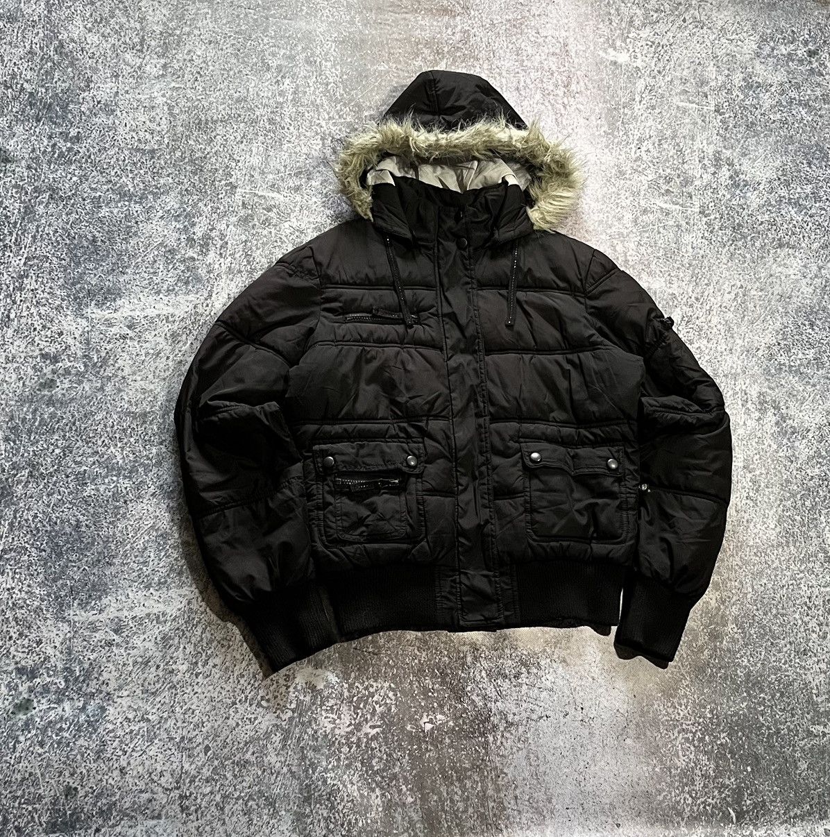 Hysteric Glamour × Undercover Y2k Japanese Hysteric Glamour Vibe faux fur bomber jacket Size US M / EU 48-50 / 2 - 2 Thumbnail