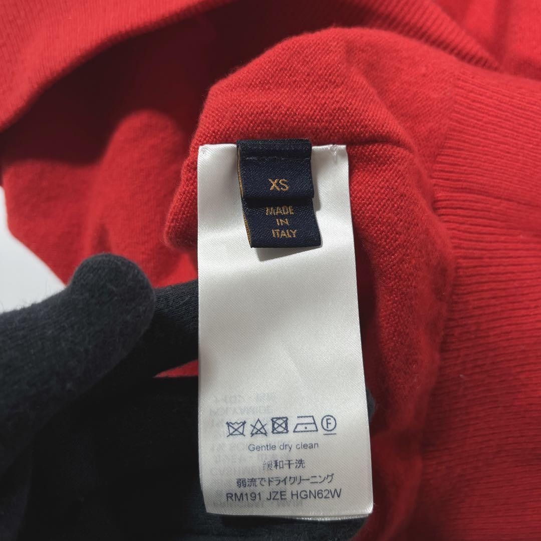 Louis Vuitton Louis Vuitton Inside Out Cashmere Knit Sweater Silk Red Size US XS / EU 42 / 0 - 10 Thumbnail