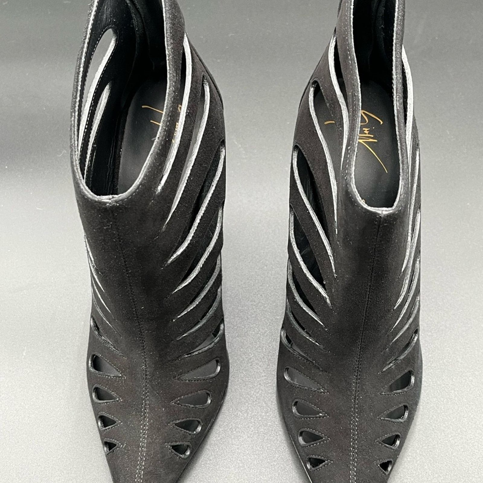 Giuseppe Zanotti Giuseppe Zanotti Black Ester Camoscio 110 Nero Pumps Heels Size US 9.5 / IT 39.5 - 14 Thumbnail