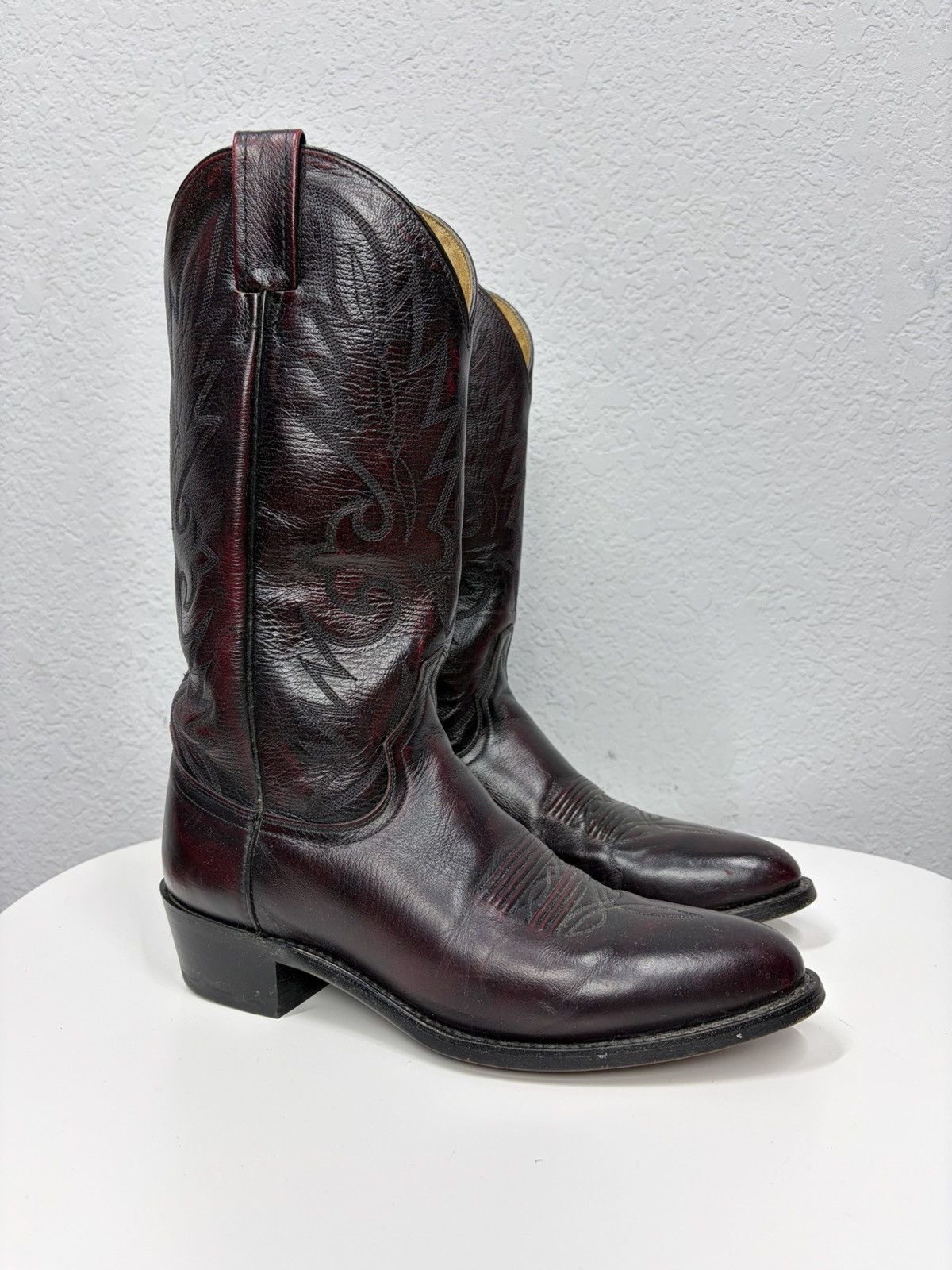 If Six Was Nine Vintage Harley Davidson Guidi Style High Leather Biker Boots Size US 9 / EU 42 - 3 Thumbnail