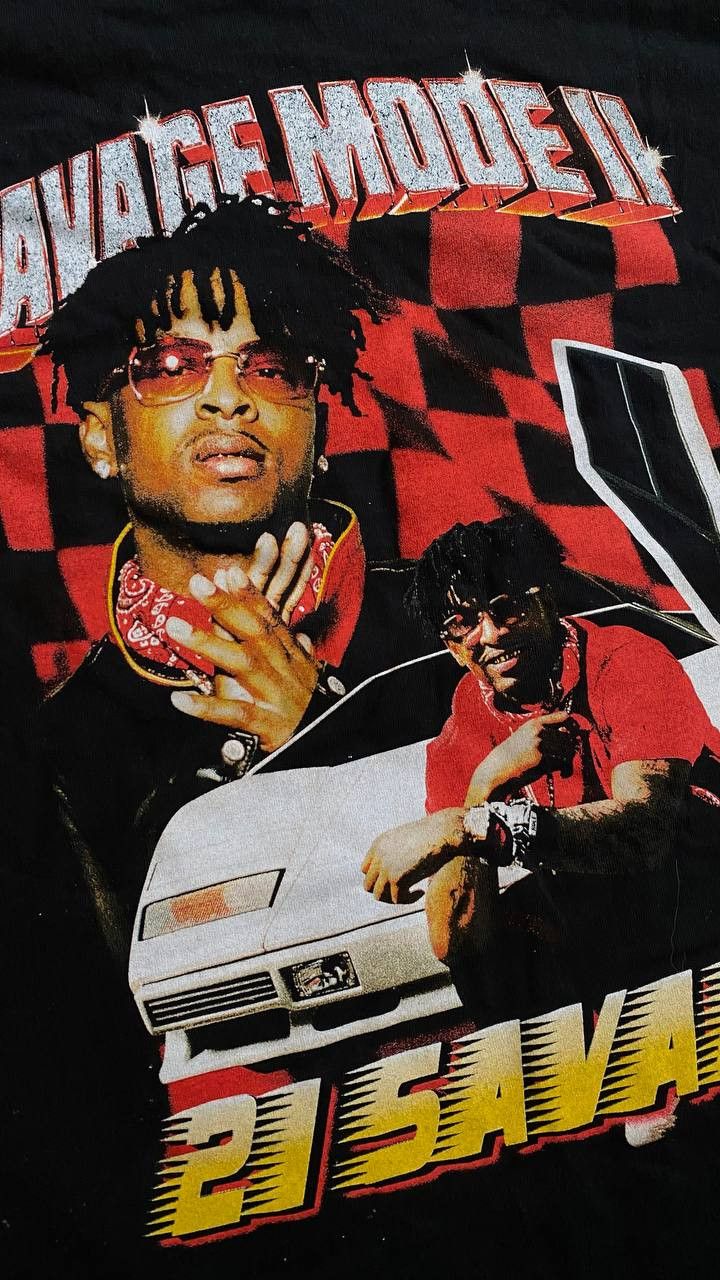 21 Savage 21 Savage T-Shirt Savage Mode 2 Size US XL / EU 56 / 4 - 2 Thumbnail